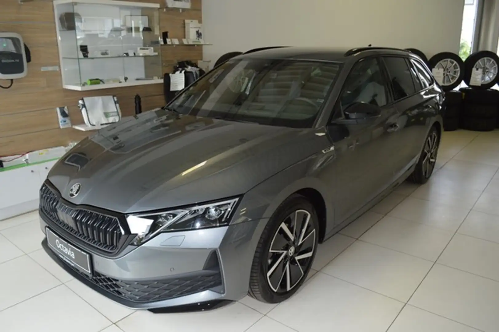 Skoda Octavia Combi 1.5 TSI DSG Sportline Navi LED Rückfahrka... Grau - 1