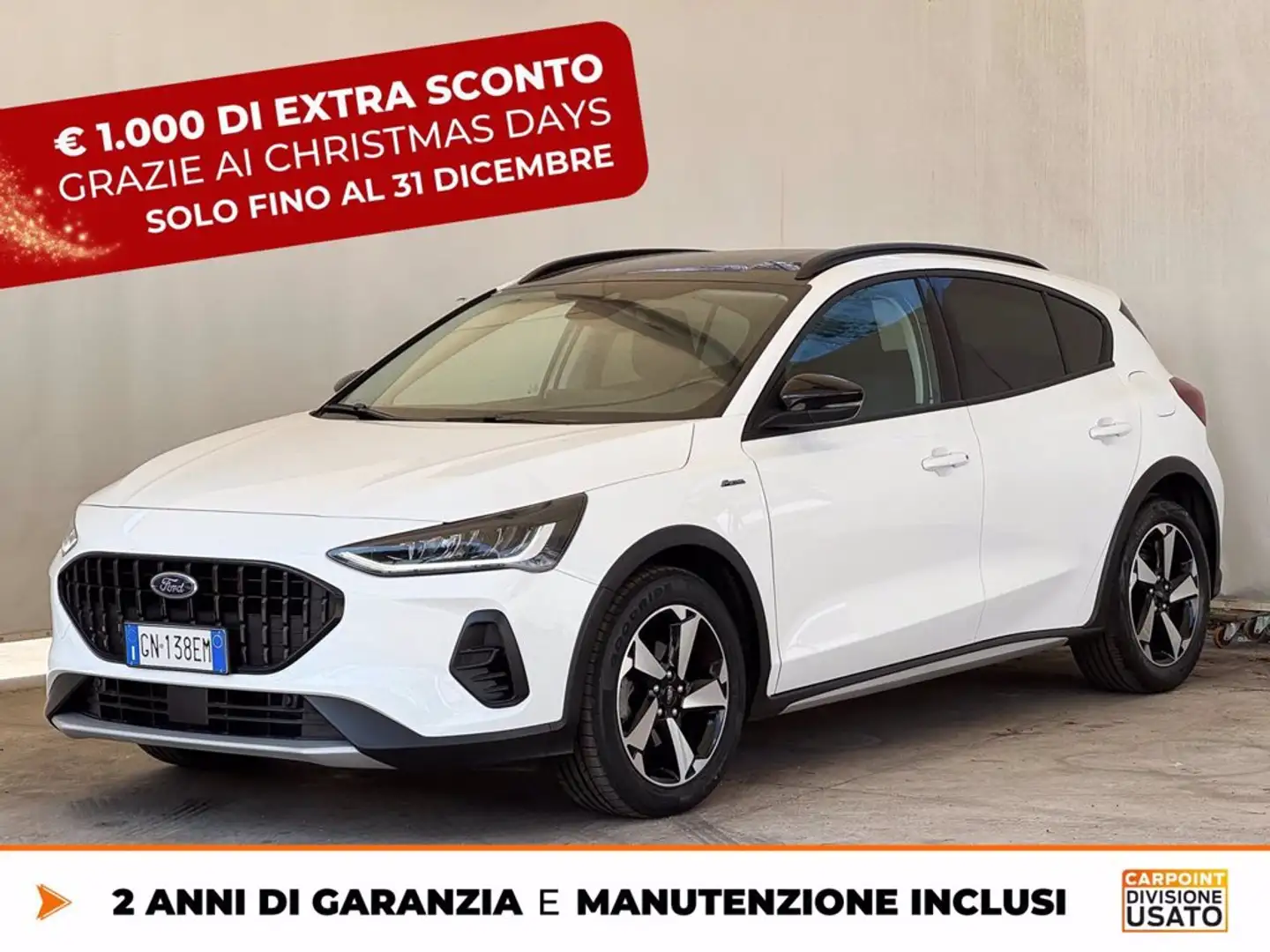 Ford Focus active 1.0t ecoboost h x 125cv Bílá - 1