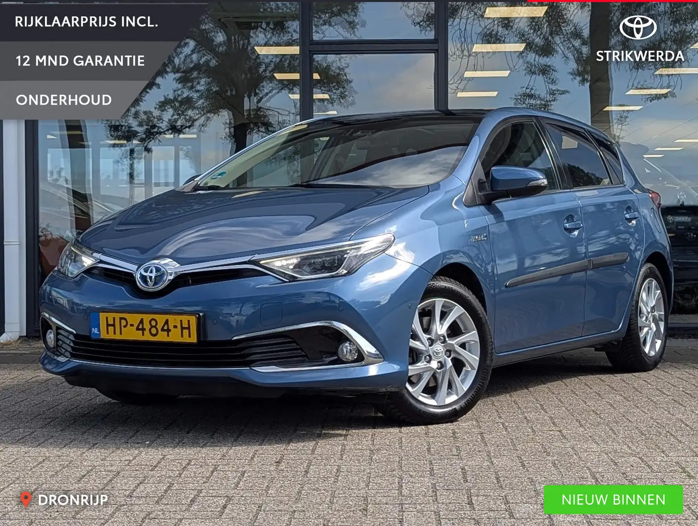 Toyota Auris 1.8 Hybrid Lease Pro | Afn. trekhaak | Pano | Led Blauw - 1