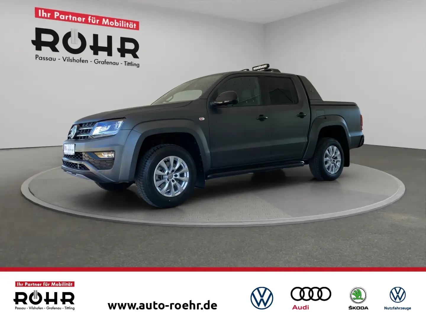 Volkswagen Amarok DoubleCab Aventura (AHK.SH.NAVI.SHZ.BI-XENON.PDC) Gris - 1