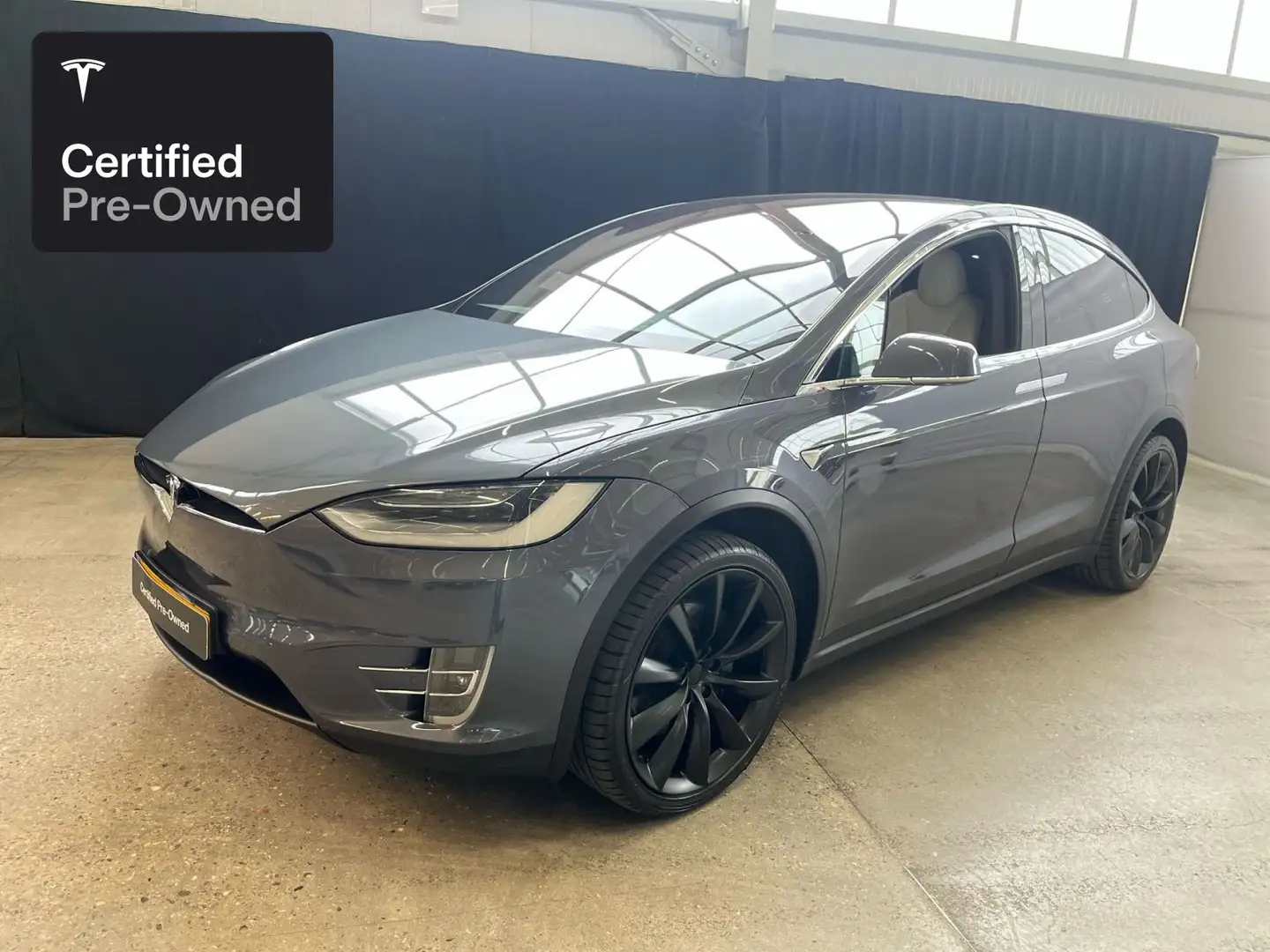 Tesla Model X Long Range AWD "Certified Pre-Owned" Silber - 1