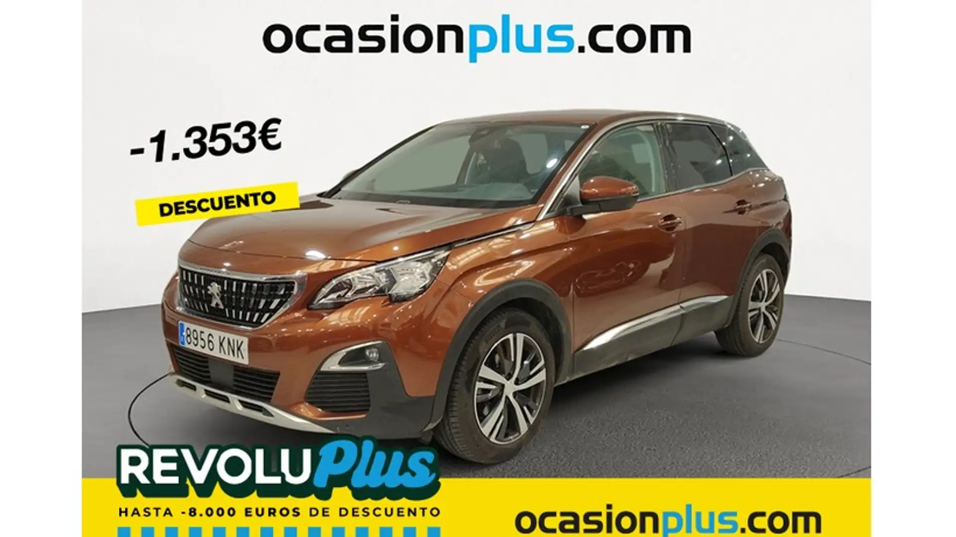 Peugeot 3008 1.6 BlueHDi Allure 120 Brun - 1