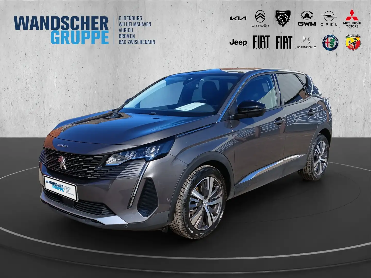 Peugeot 3008 Allure 1.5 BlueHDi 130 +Navi+Kam.+SHZ+SpurH Grau - 1