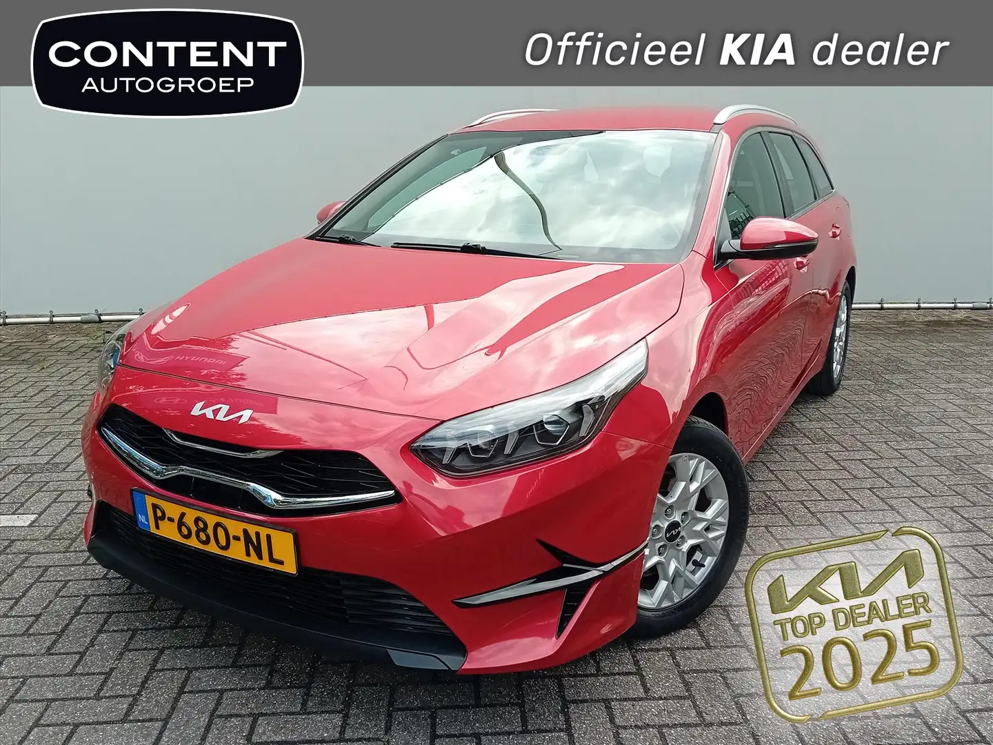 Kia Ceed SW / cee'd SW 1.0 T-GDi 120pk DynamicLine Czerwony - 1