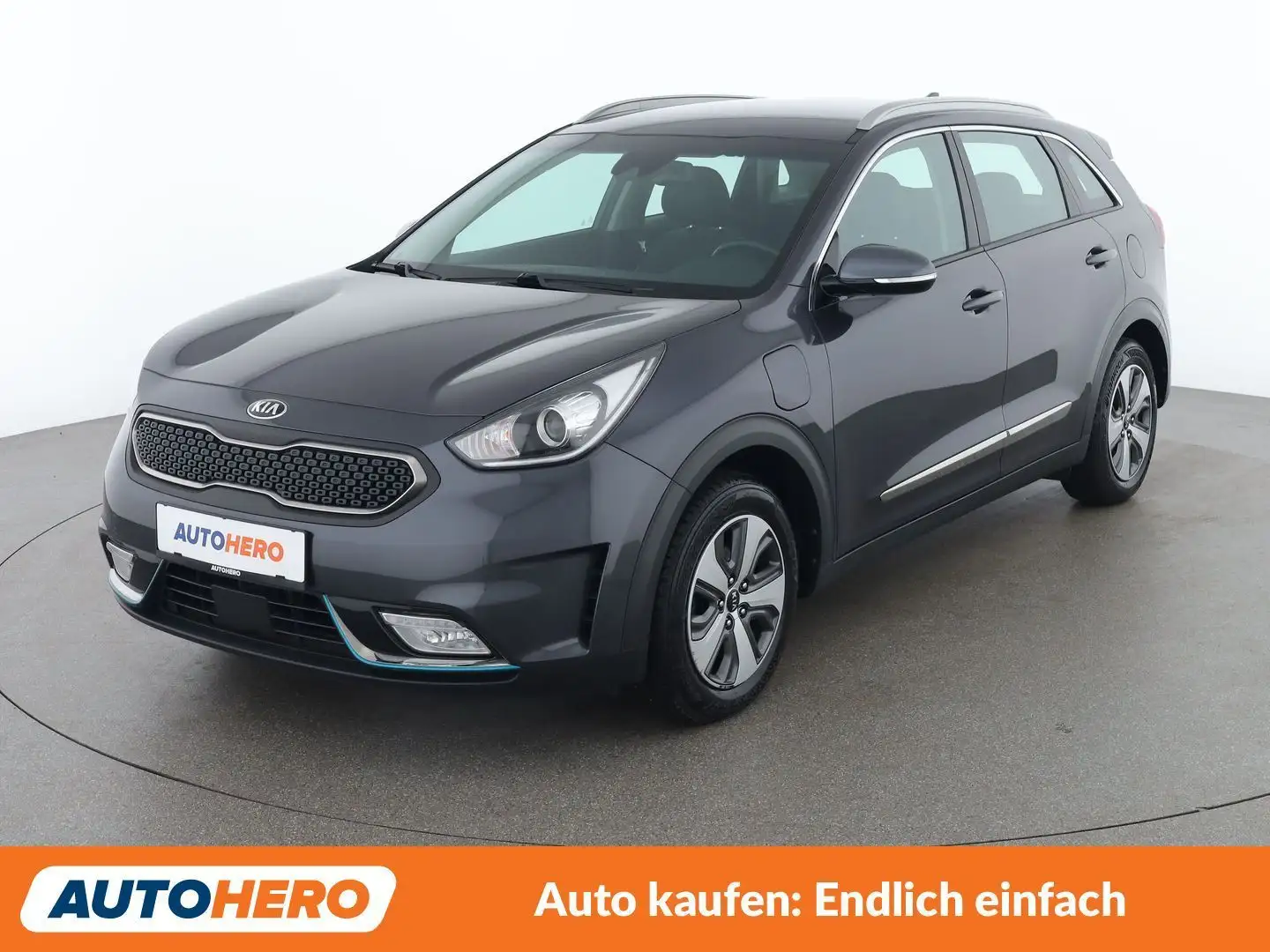 Kia Niro 1.6 Plug-in Hybrid Silber Grau - 1