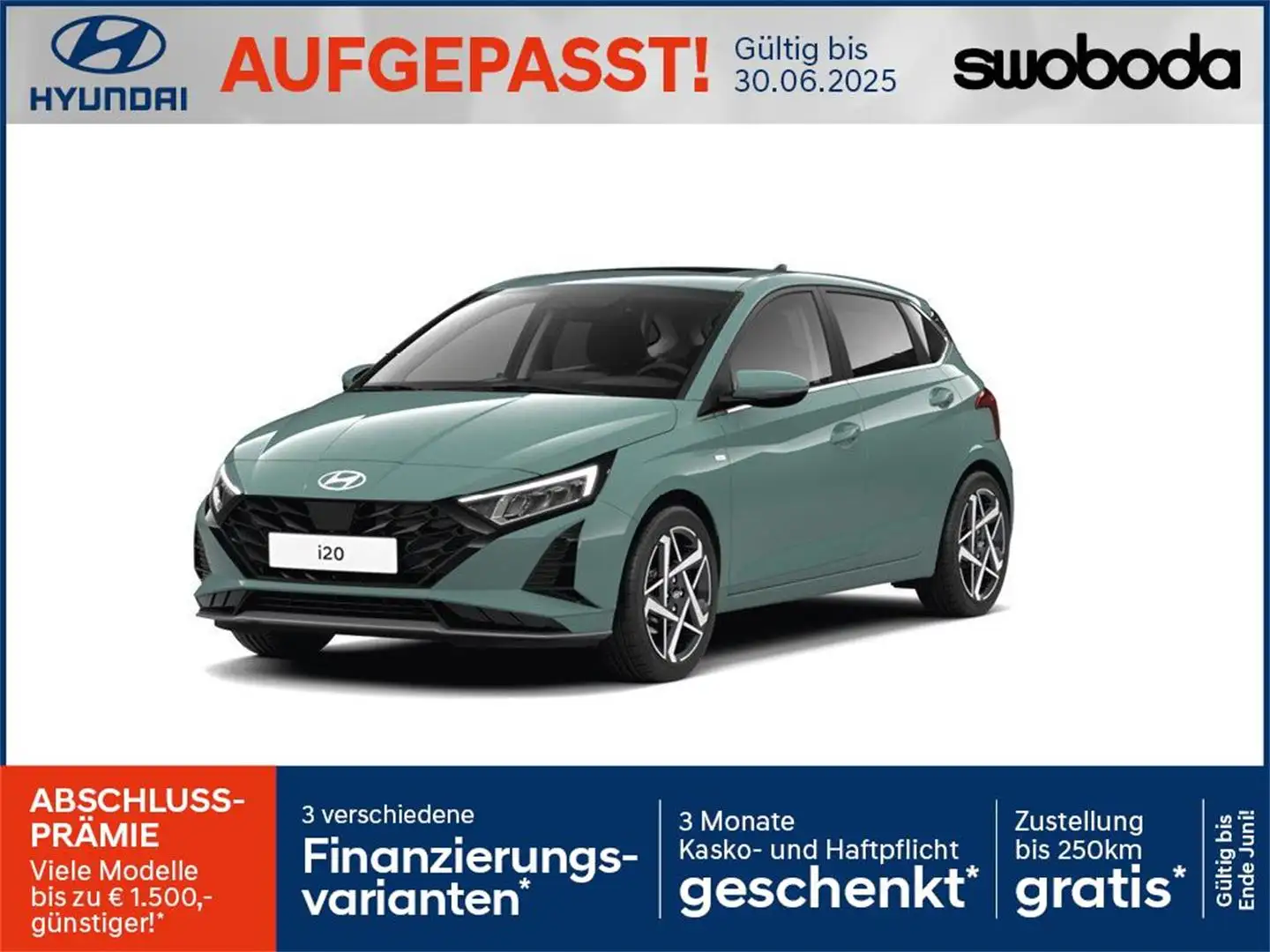 Hyundai i20 (BC3) GO 1.2 MPI b5bg1-O3 Grün - 1