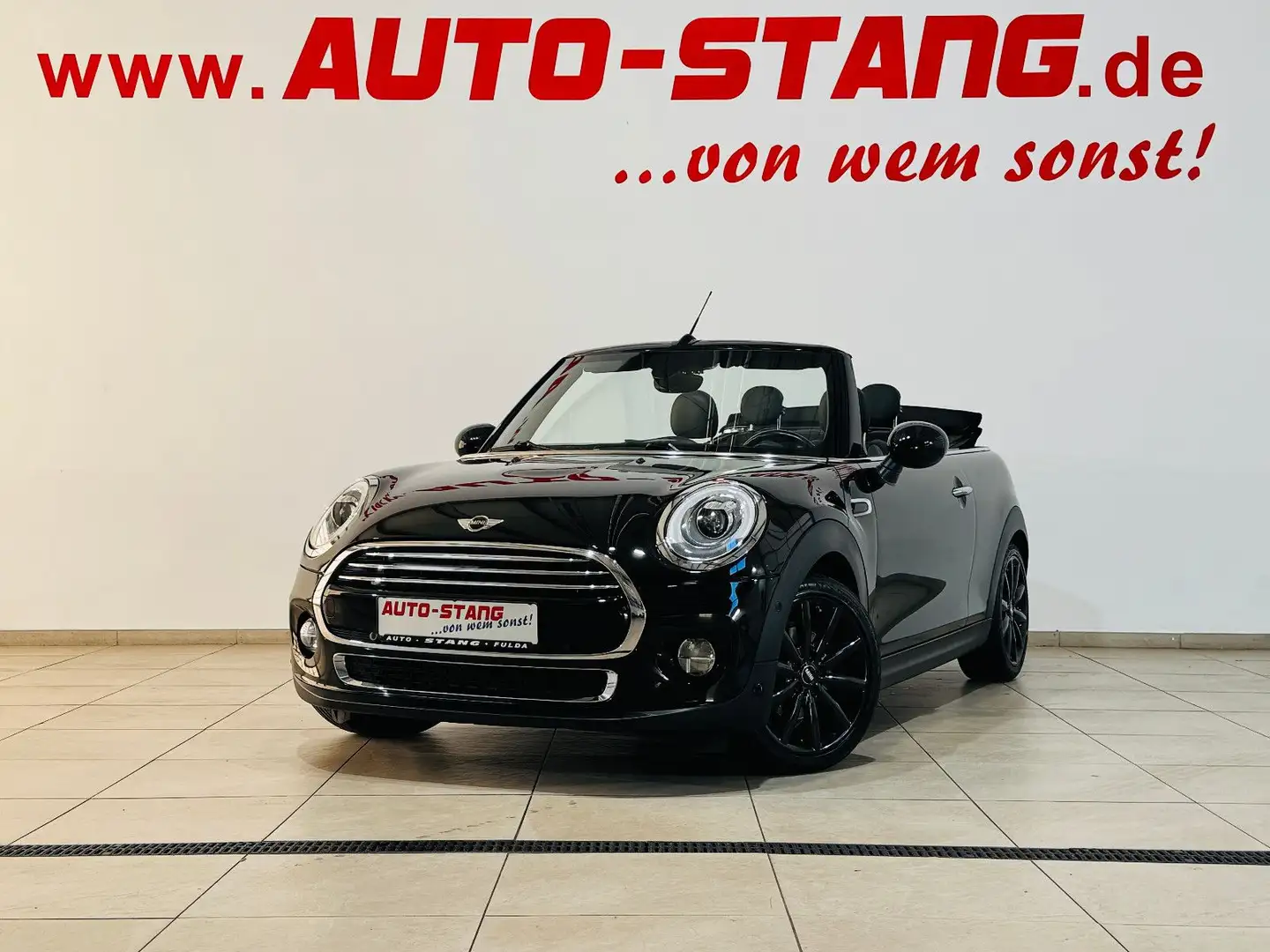 MINI Cooper Cabrio*WINDSCHOTT+SCHECKHEFT+LEDER+NAVI* Noir - 1