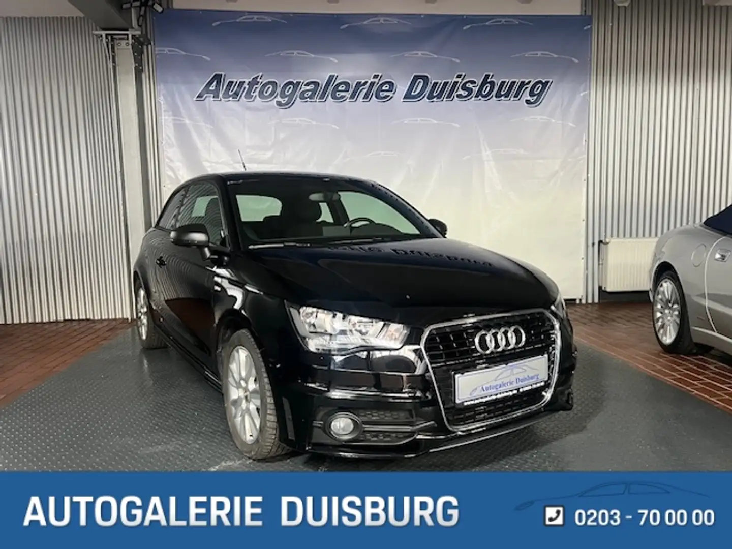 Audi A1 S-Line 1.Hd erst 42tkm Sounds. Klima Regensensor A Schwarz - 1