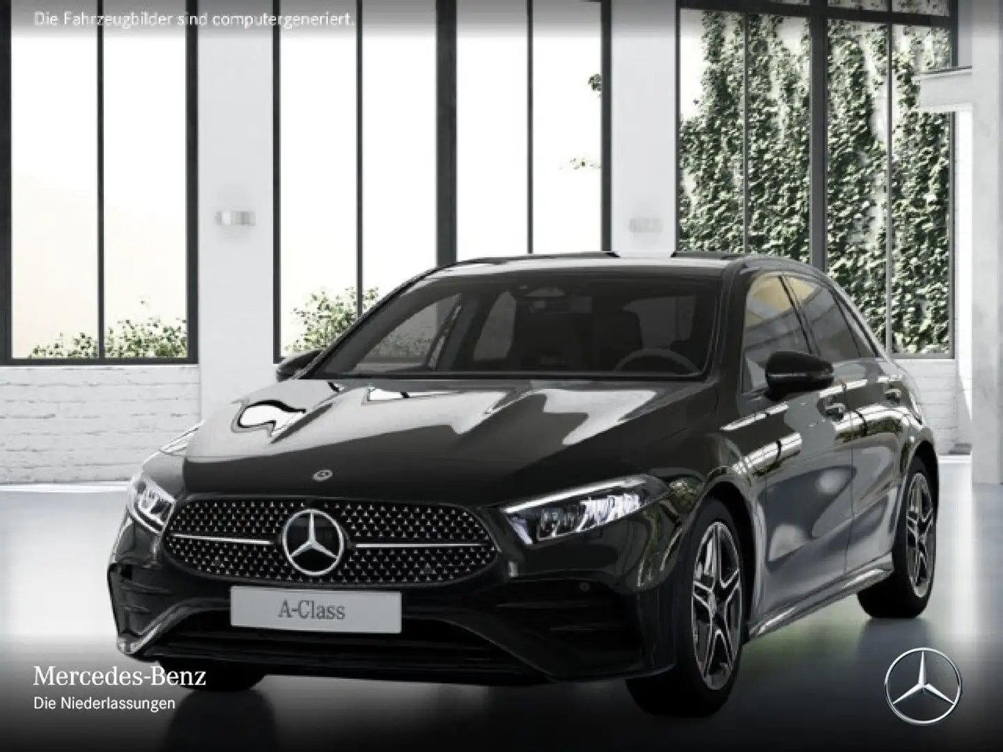 Mercedes-Benz A 180 AMG+NIGHT+PANO+AHK+LED+KAMERA+TOTW+KEYLESS Noir - 2