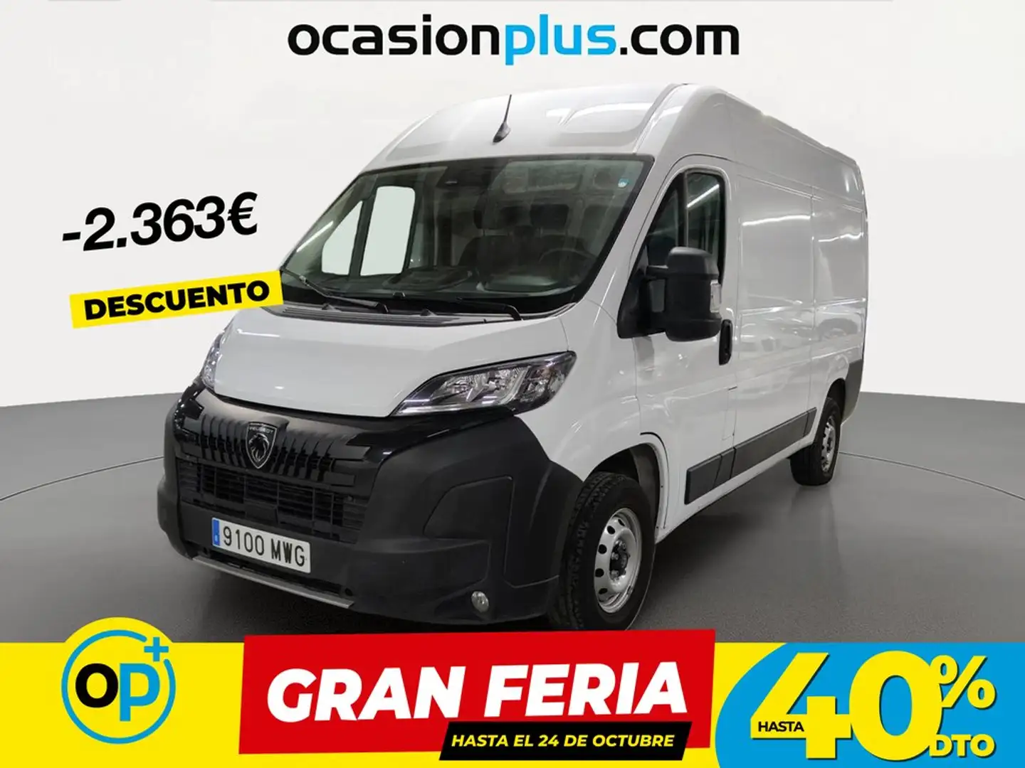 Peugeot Boxer Furgón 2.2 Diesel 3.5 L2H2 S 140 Blanco - 1