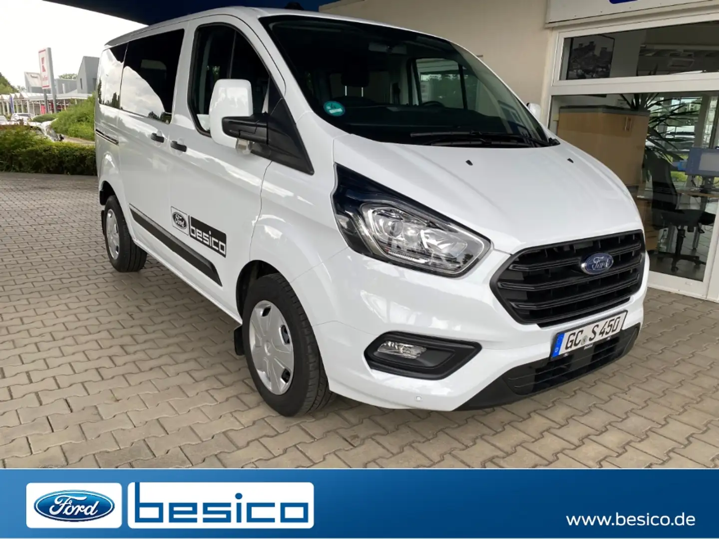 Ford Transit Custom Kombi Trend 320 L1+PDC+Klima vo+hi Weiß - 1