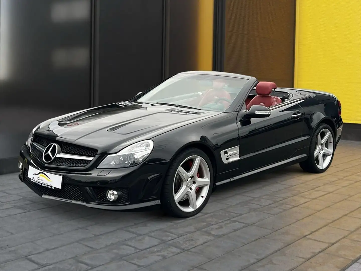 Mercedes-Benz SL 55 AMG SL63-Optik+Leder+Navi+Memory Negro - 1