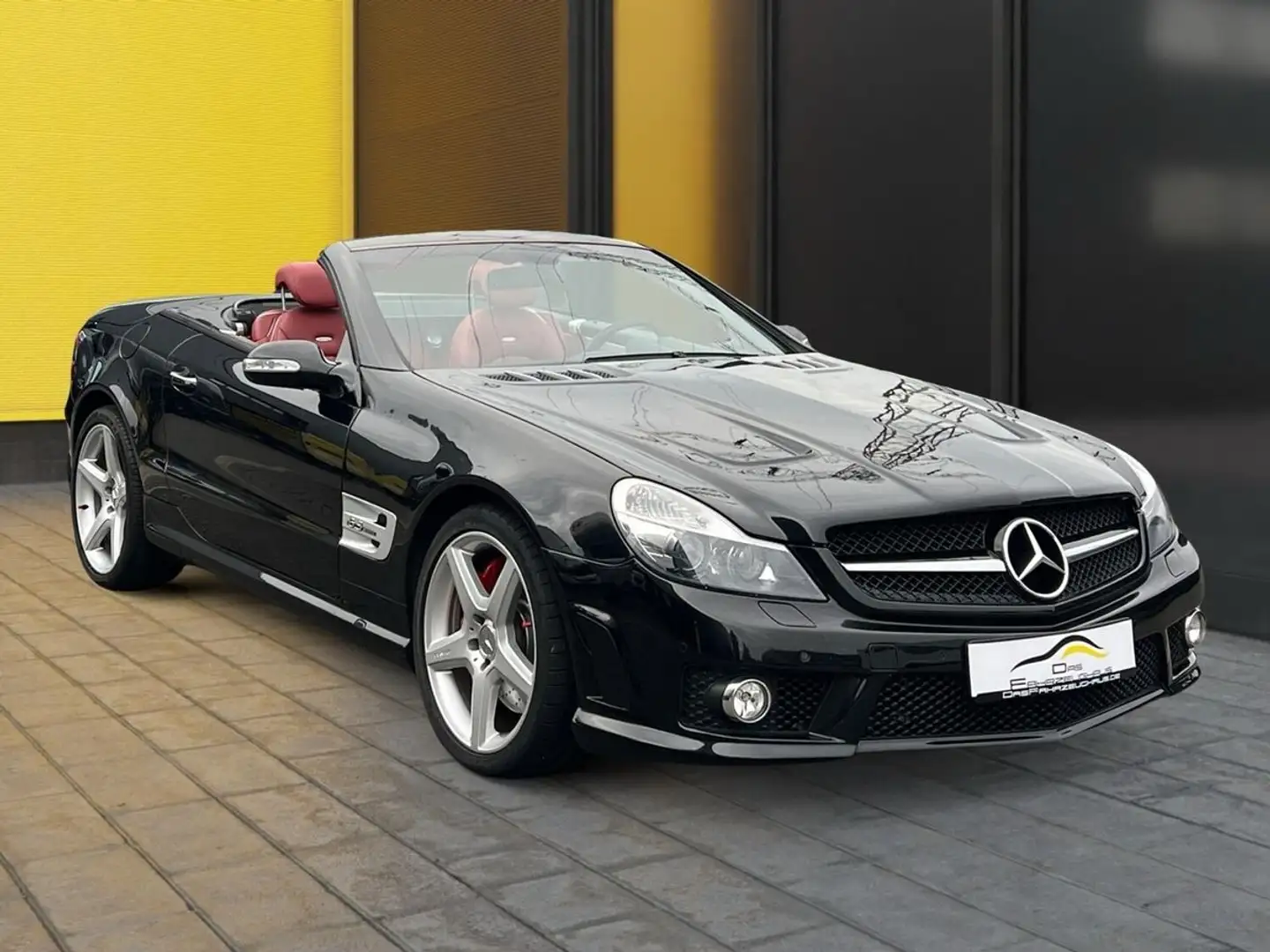 Mercedes-Benz SL 55 AMG SL63-Optik+Leder+Navi+Memory Negro - 2