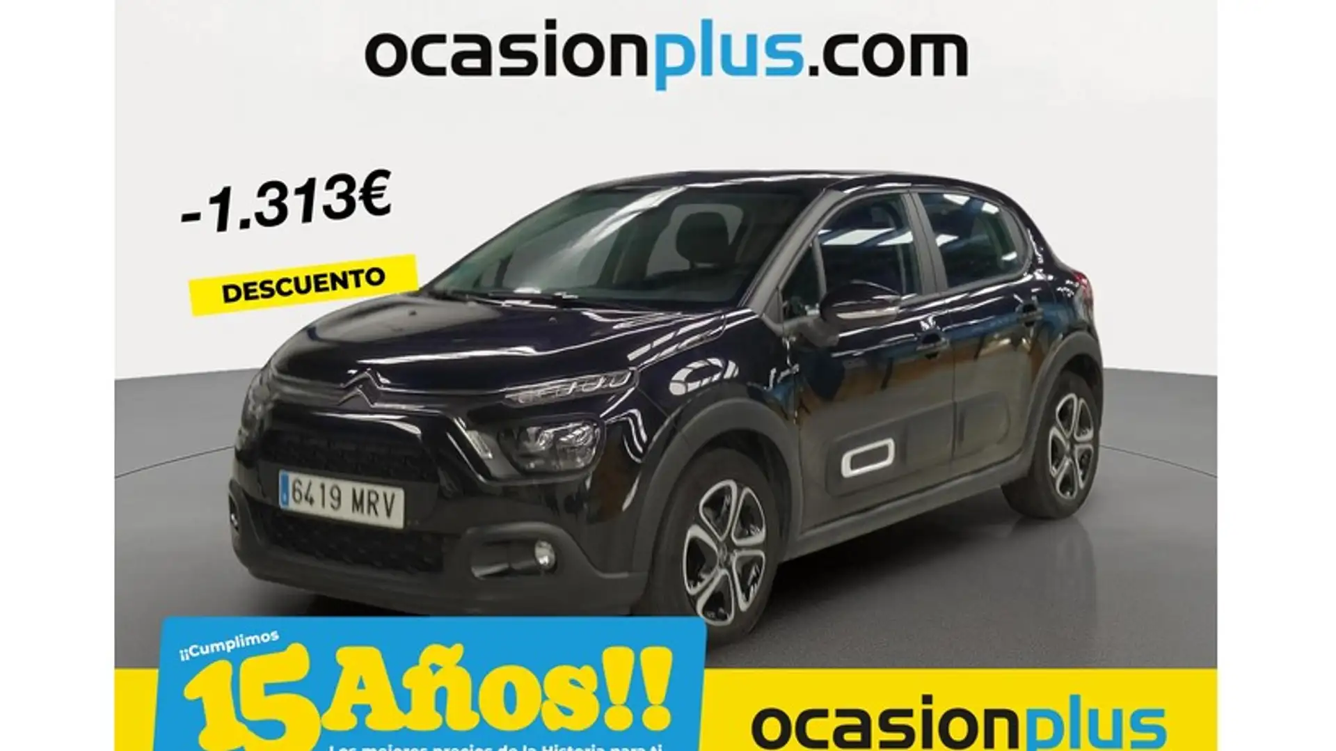 Citroen C3 1.5BlueHDi S&S Plus 100 Noir - 1