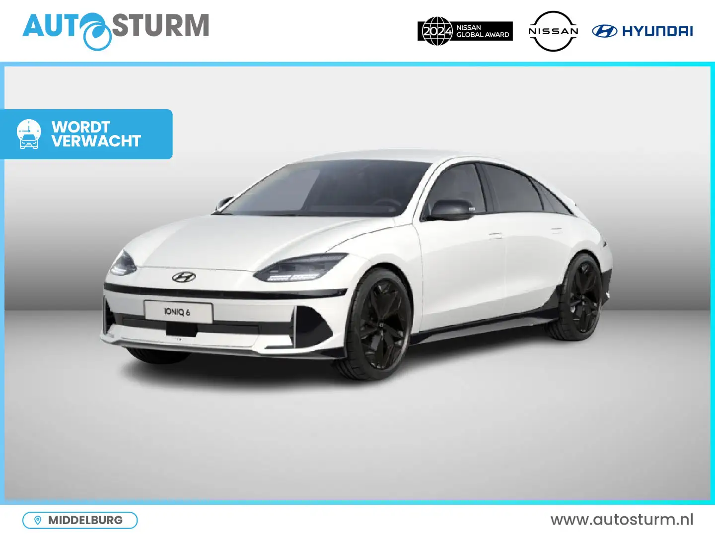 Hyundai IONIQ 6 Business 77.4 kWh Bijtelling vanaf € 269 ! Blanc - 1