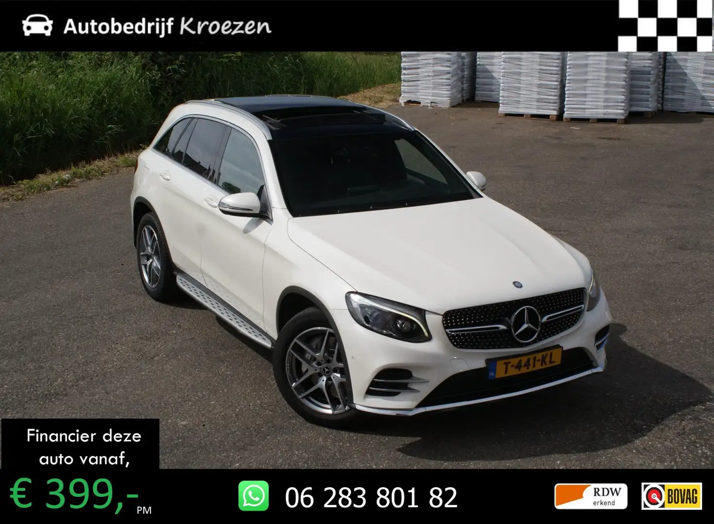 Mercedes-Benz GLC 250 4MATIC ///AMG Pakket| Pano | Camera | Wit - 1