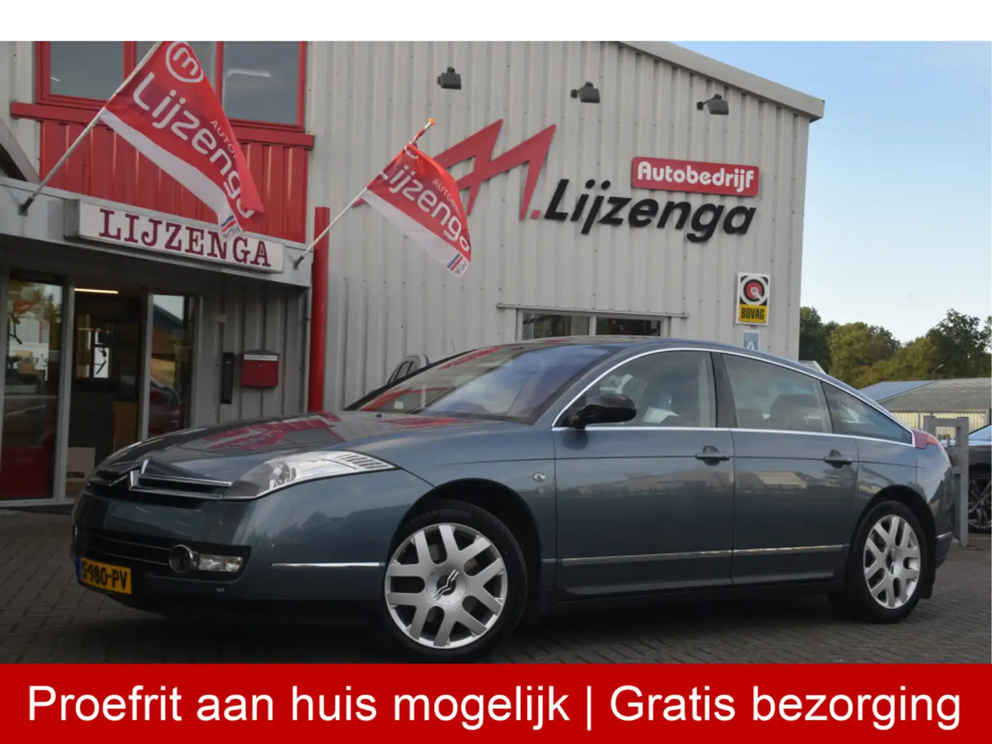 Citroen C6 2.7 HdiF V6 Exclusive Navi | Leer | Trekhaak | PDC Gris - 1