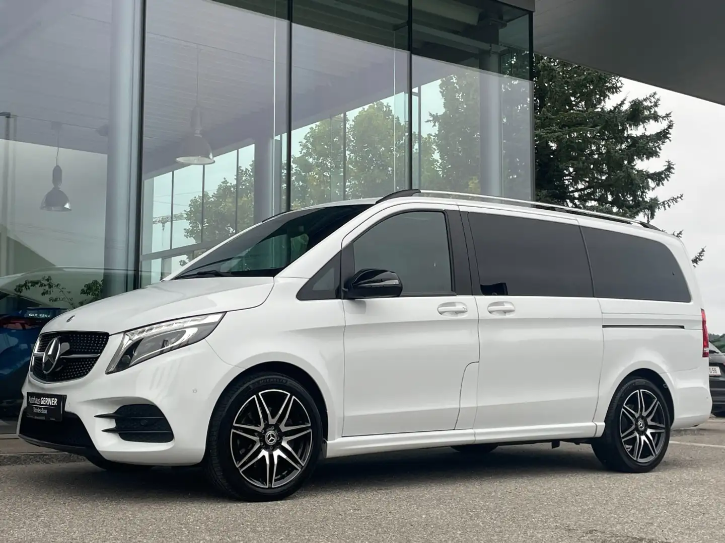 Mercedes-Benz V 300 d 4MATIC EXCLUSIVE Lang 360 LED FLA  PDC Blanc - 2