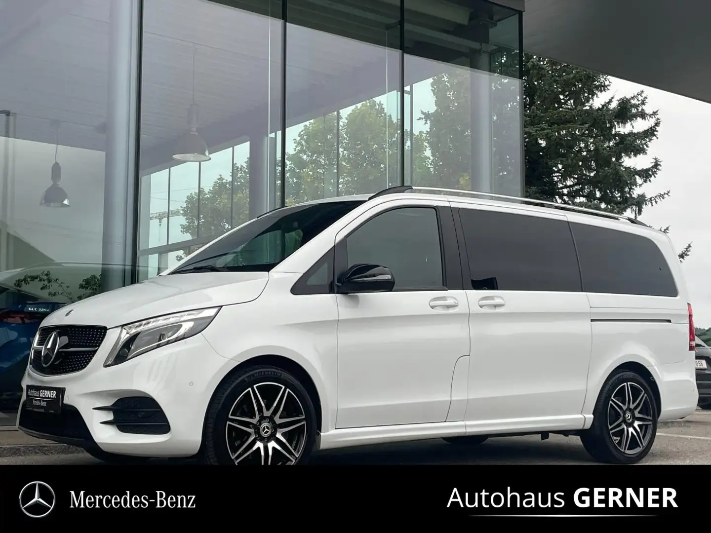 Mercedes-Benz V 300 d 4MATIC EXCLUSIVE Lang 360 LED FLA  PDC Blanc - 1