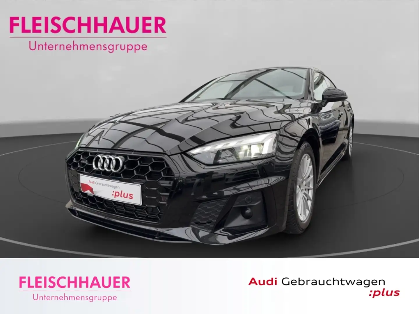 Audi A5 Sportback 45 TFSI qu. S line Matrix+Navi+AHK+19''+ Schwarz - 1