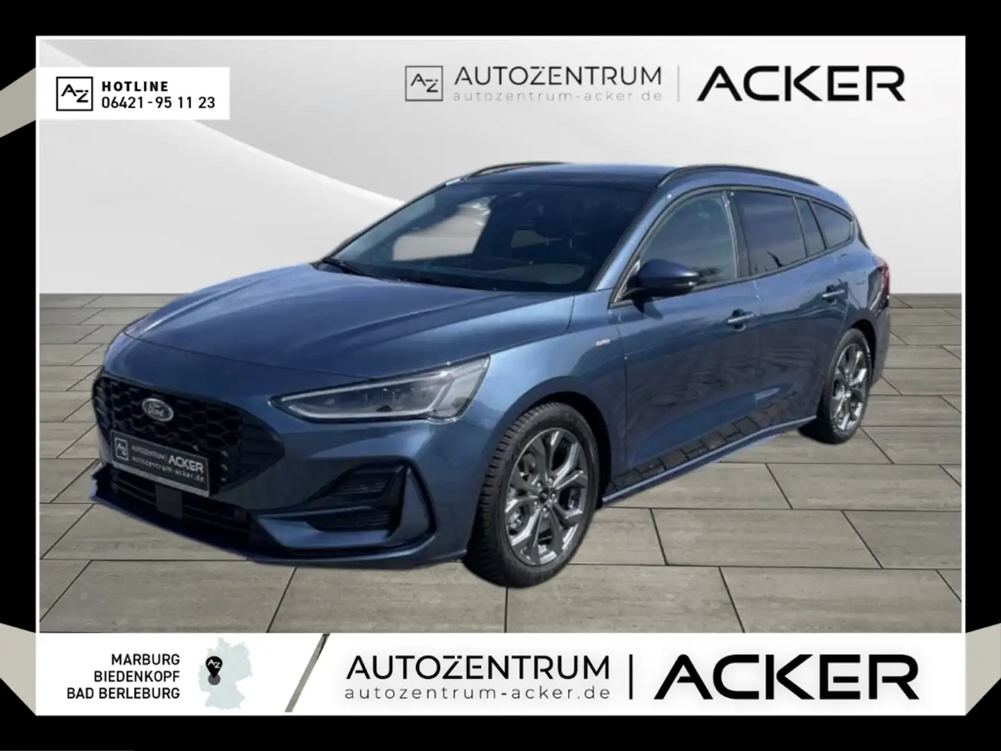 Ford Focus ST-Line X Turnier AT7 PANO aAHK -37%* Blauw - 1