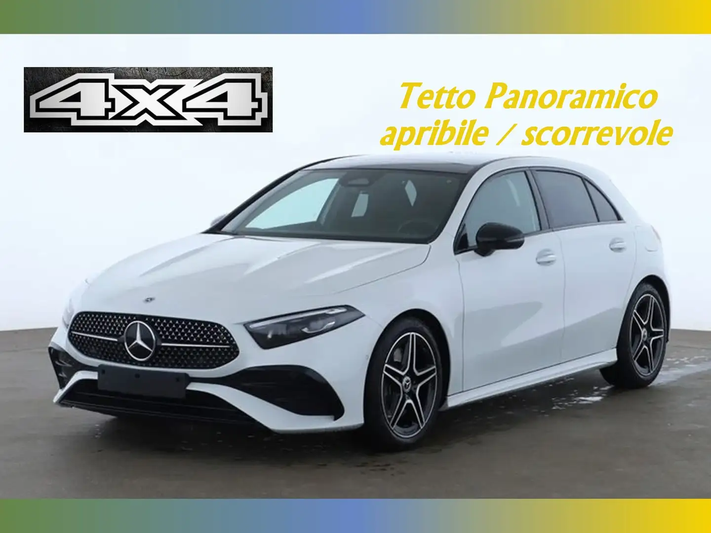 Mercedes-Benz A 250 4Matic Advanced Plus *AMG* TETTO PANORAMA APRIBILE Wit - 1