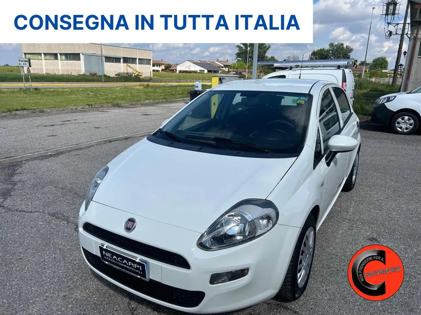 Fiat Punto 1.3 MJT 95 CV N1-FURGONE-AUTOCARRO 4 POSTI+IVA- Beyaz - 1