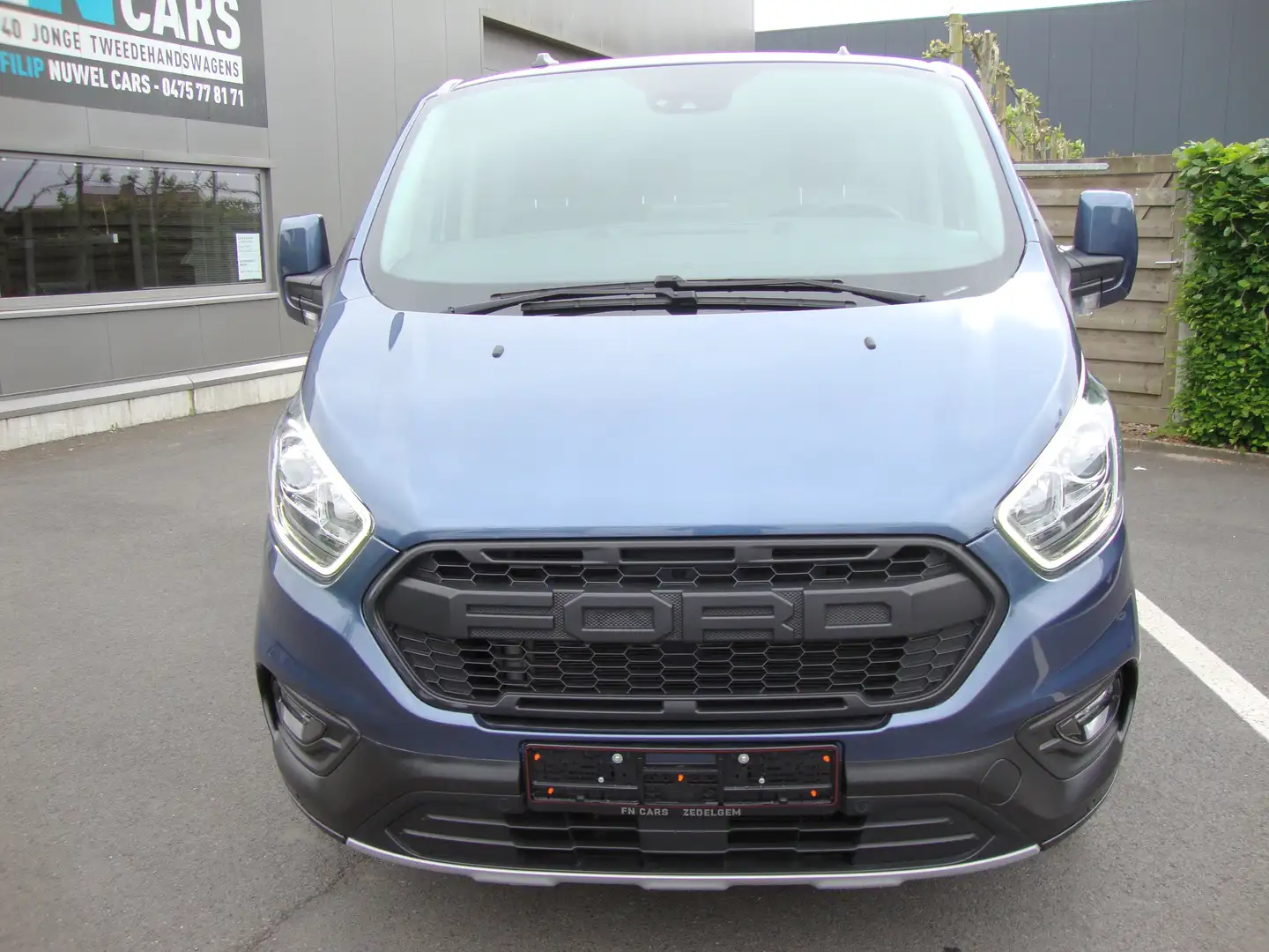 Ford Transit Custom 2.0 tdci, L1H1, trail, leder, gps, 2023, camera Blauw - 2