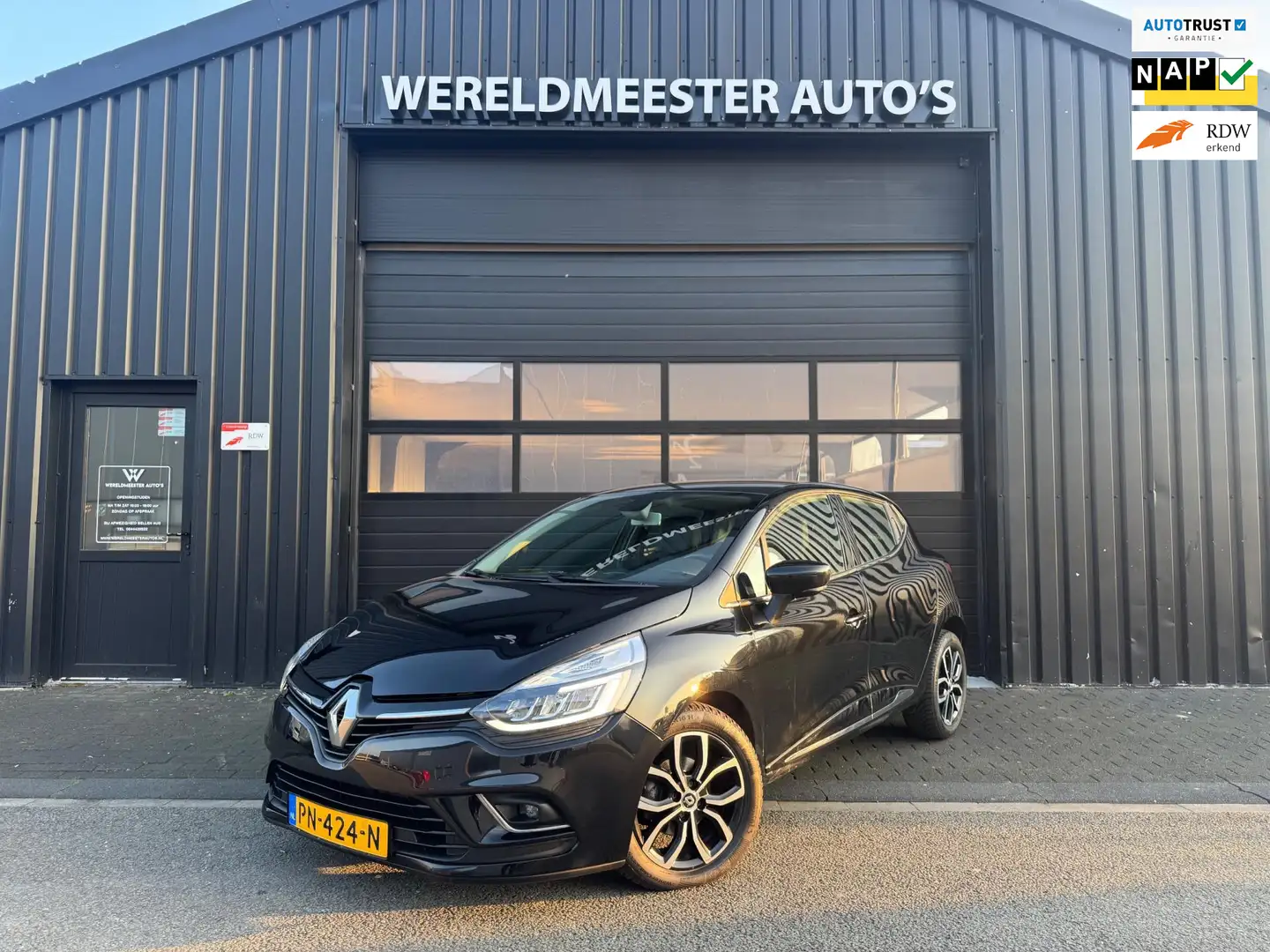 Renault Clio 1.2 TCe Intens 1e.eig N.A.P AUTOMAAT BTW DEALER ON Nero - 1