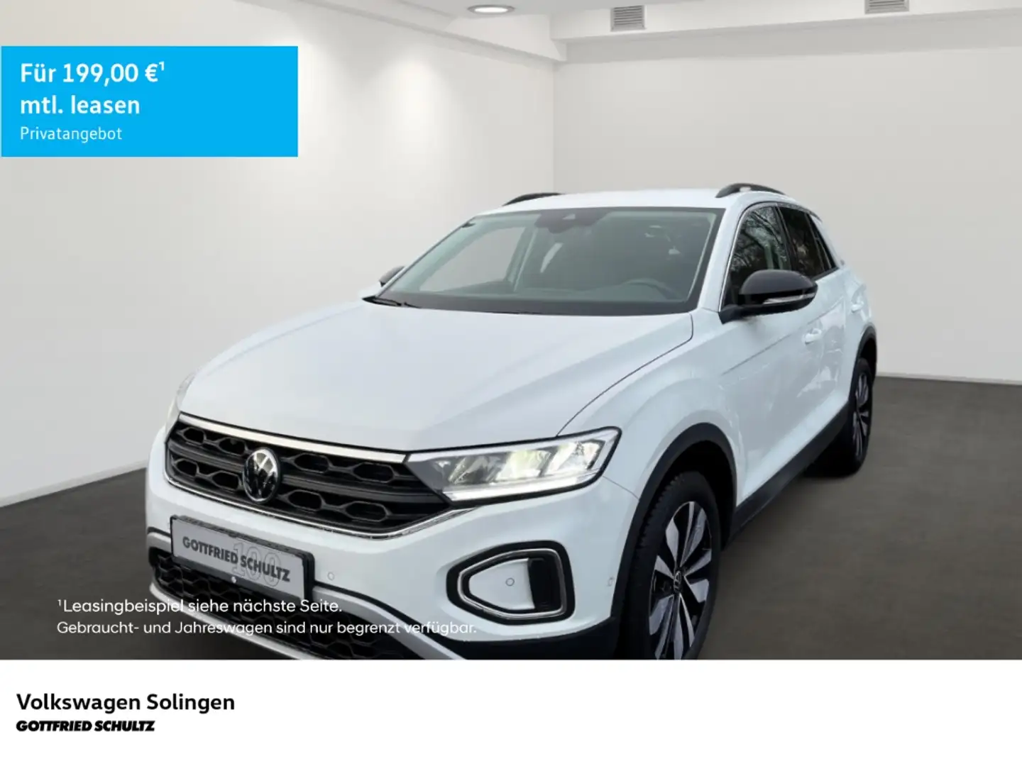 Volkswagen T-Roc 1.0 TSI Goal Navi Park Assist Light Assist A Weiß - 1