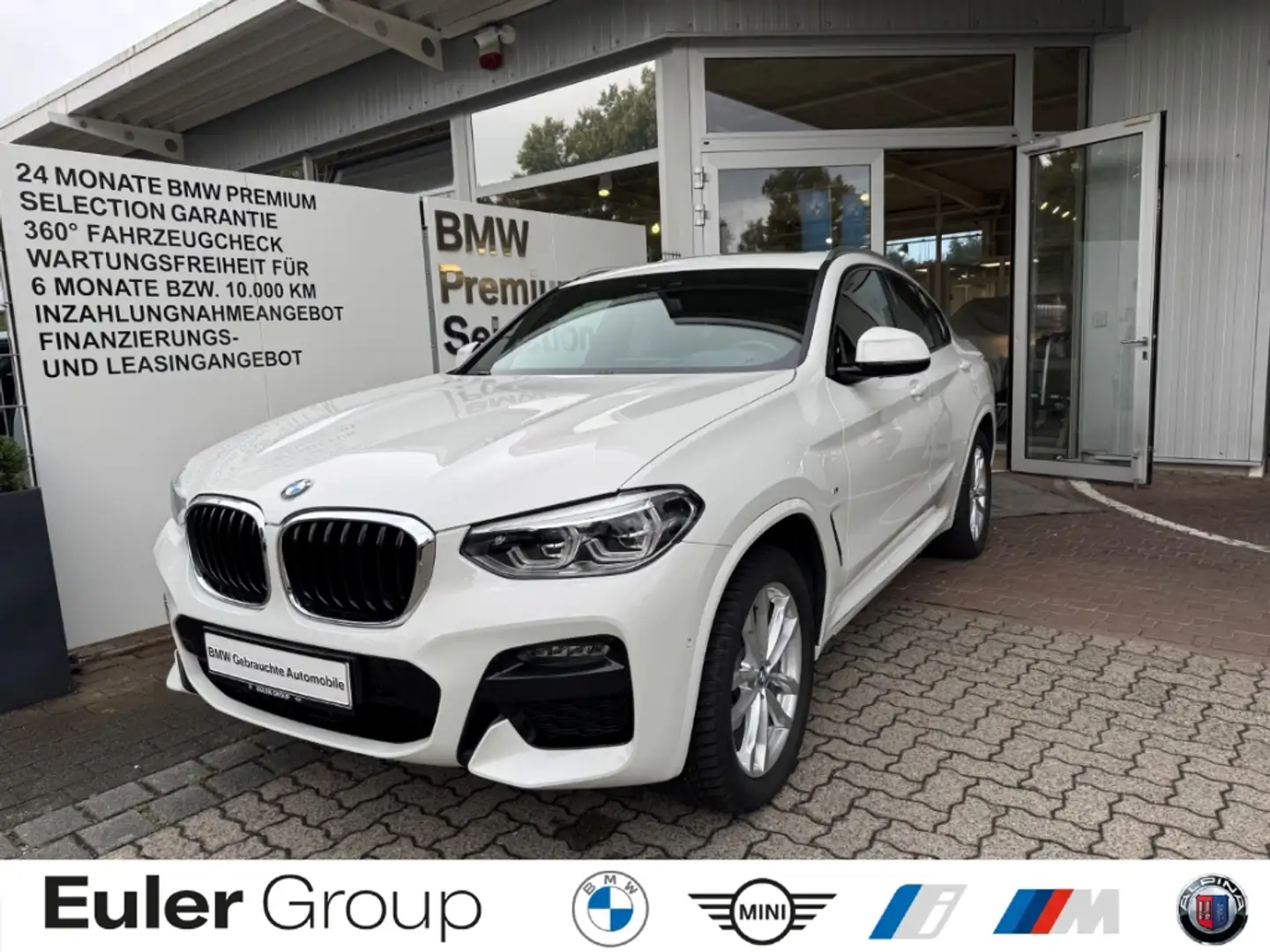 BMW X4 xDrive 20d Sportpaket HUD AHK El. Panodach  Leder Weiß - 1