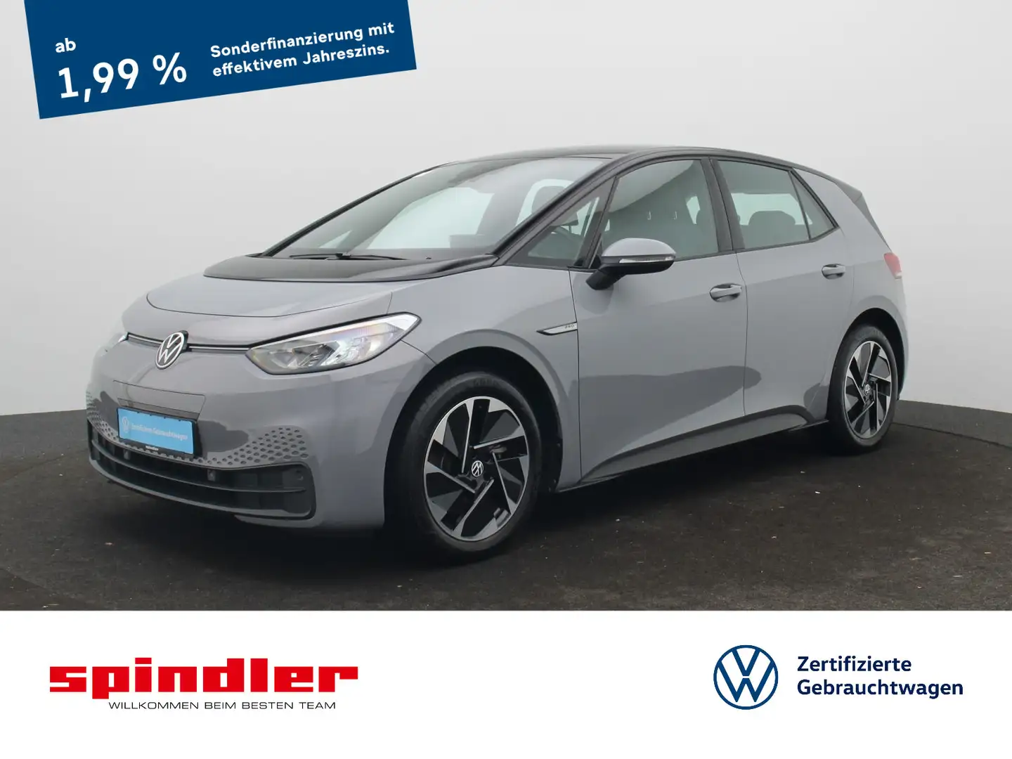 Volkswagen ID.3 Pro/ Navi, AppConnect, Standklima, LED, SHZ Gris - 1