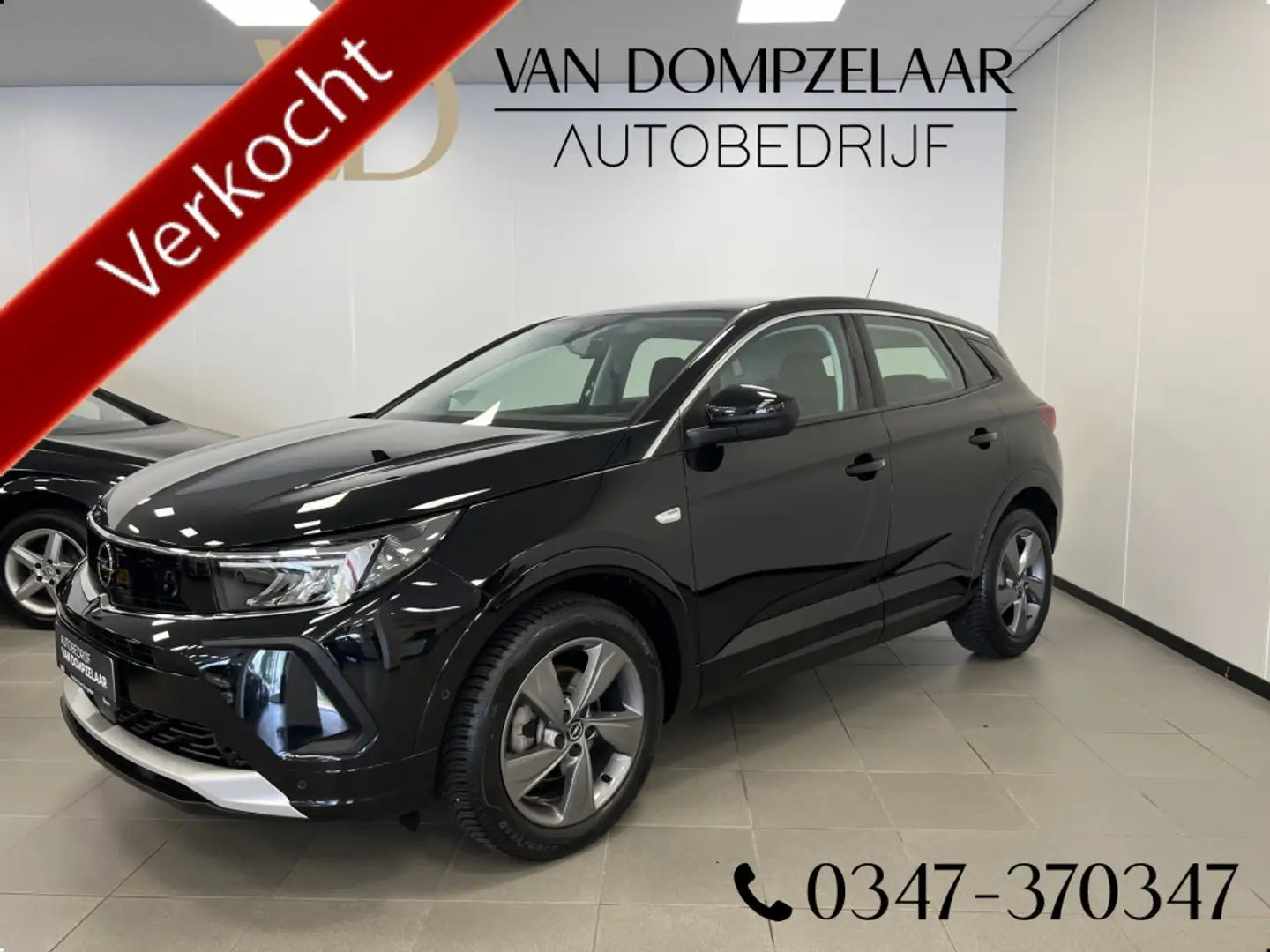 Opel Grandland 1.2 Turbo Edition 130PK / STOEL-STUURVERW. / PDC / Zwart - 1