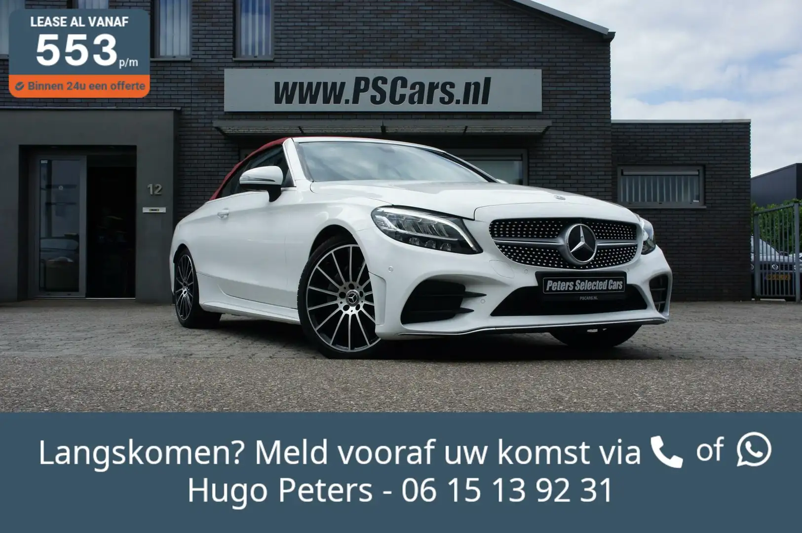Mercedes-Benz C 200 Cabrio AMG 19" AirScarf|Cruise|Mbux Wit - 1