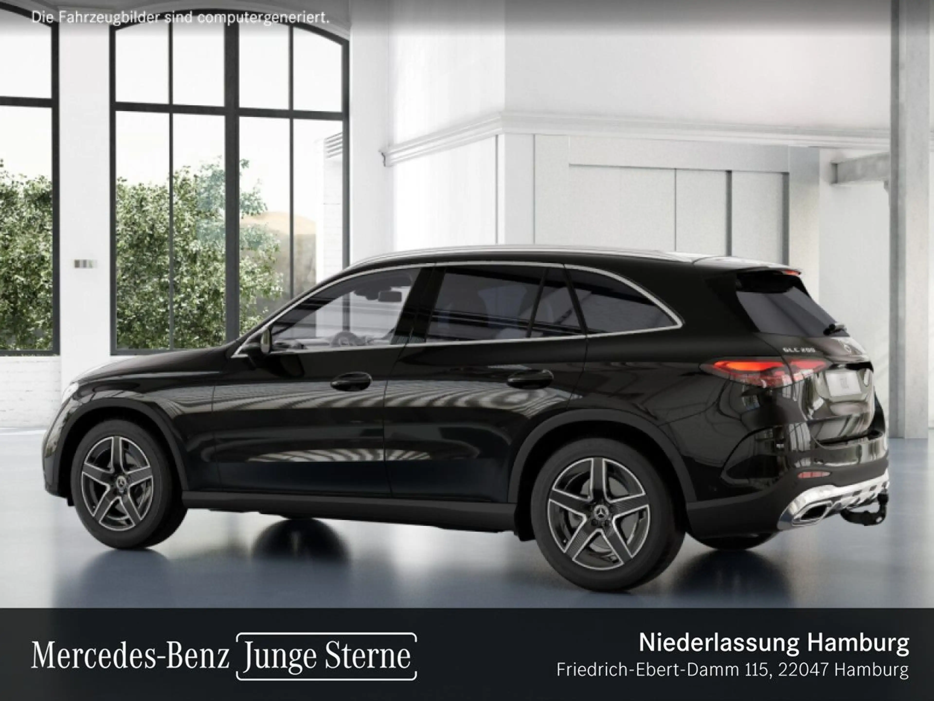 Mercedes-Benz GLC 200 4M AMG+PANO+AHK+LED+KAMERA+TOTW+KEYLESS+9G — photo 14