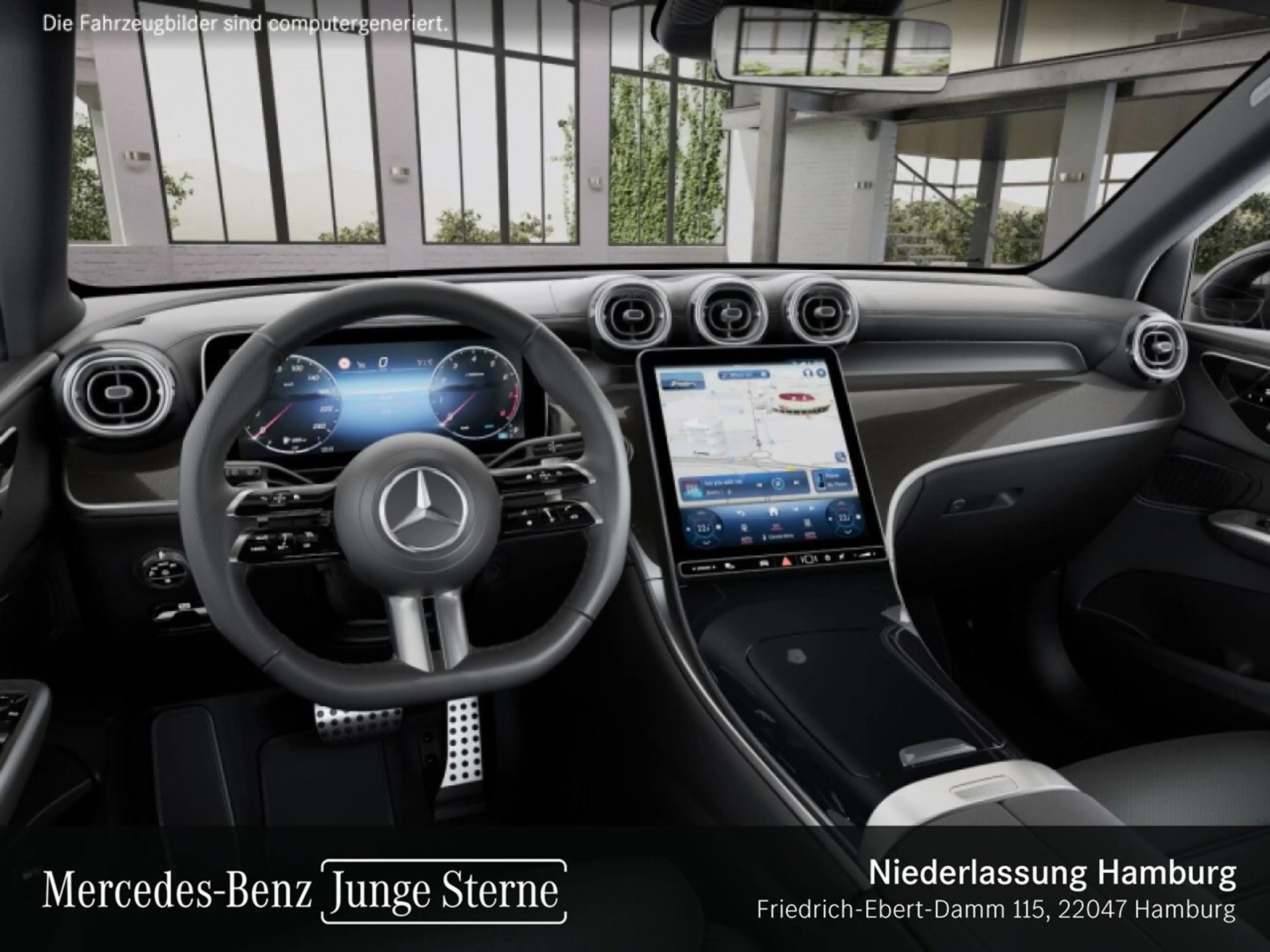 Mercedes-Benz GLC 200 4M AMG+PANO+AHK+LED+KAMERA+TOTW+KEYLESS+9G — photo 9