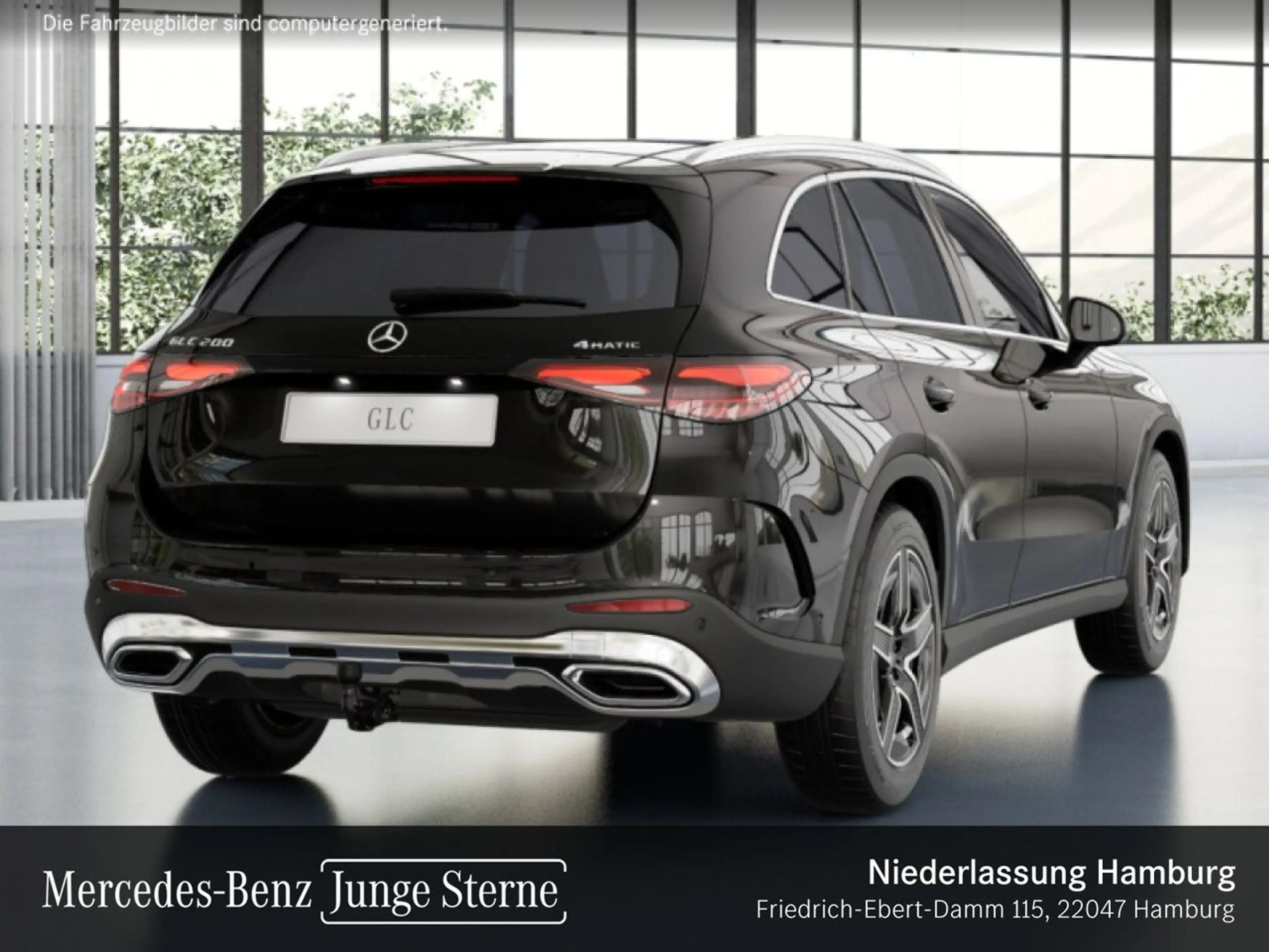 Mercedes-Benz GLC 200 4M AMG+PANO+AHK+LED+KAMERA+TOTW+KEYLESS+9G — photo 4