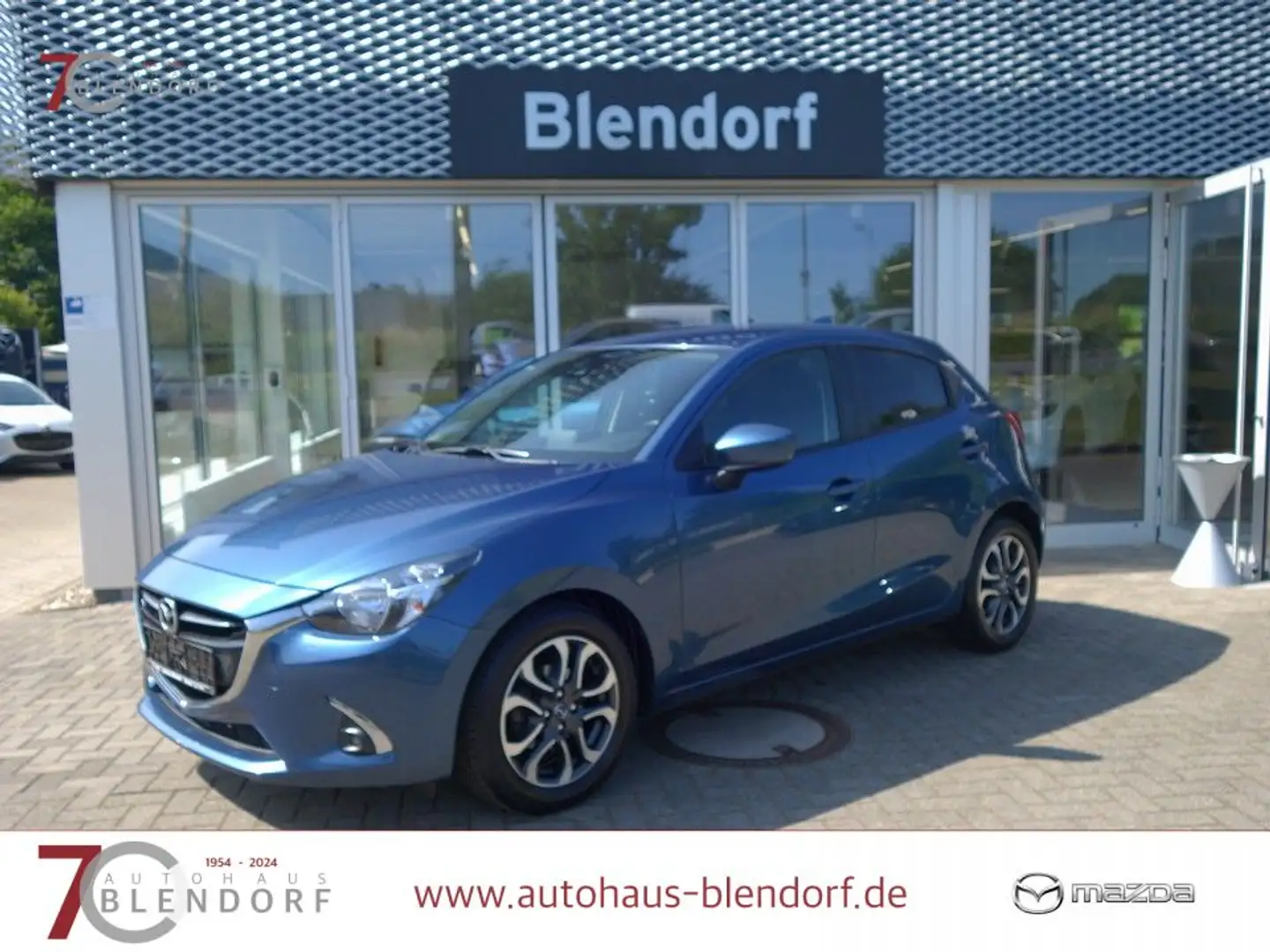 Mazda 2 Sports-Line 90 DAB|PDC|Apple Carplay Blau - 1