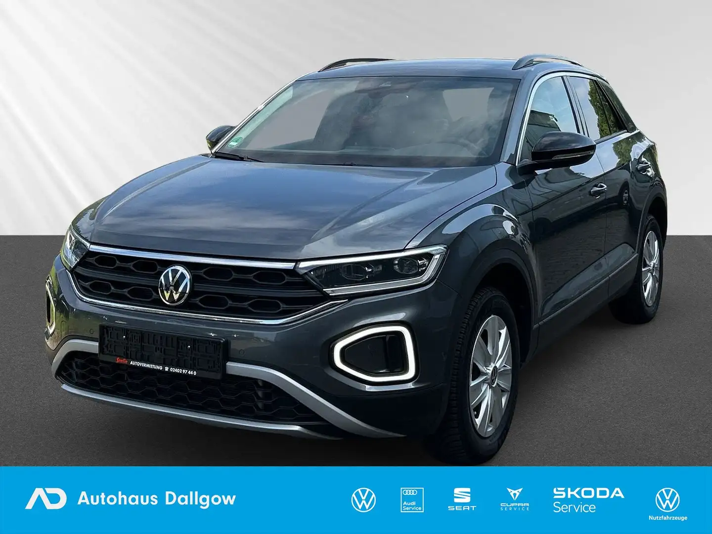 Volkswagen T-Roc GOAL 1.5 l TSI 150 PS*DSG LED+PDC+Navi+RFK Gris - 1
