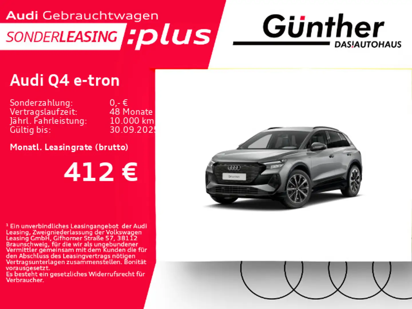 Audi Q4 e-tron 45 S LINE++KAMERA+AHK+EL HECKKLAPPE++ Grau - 1
