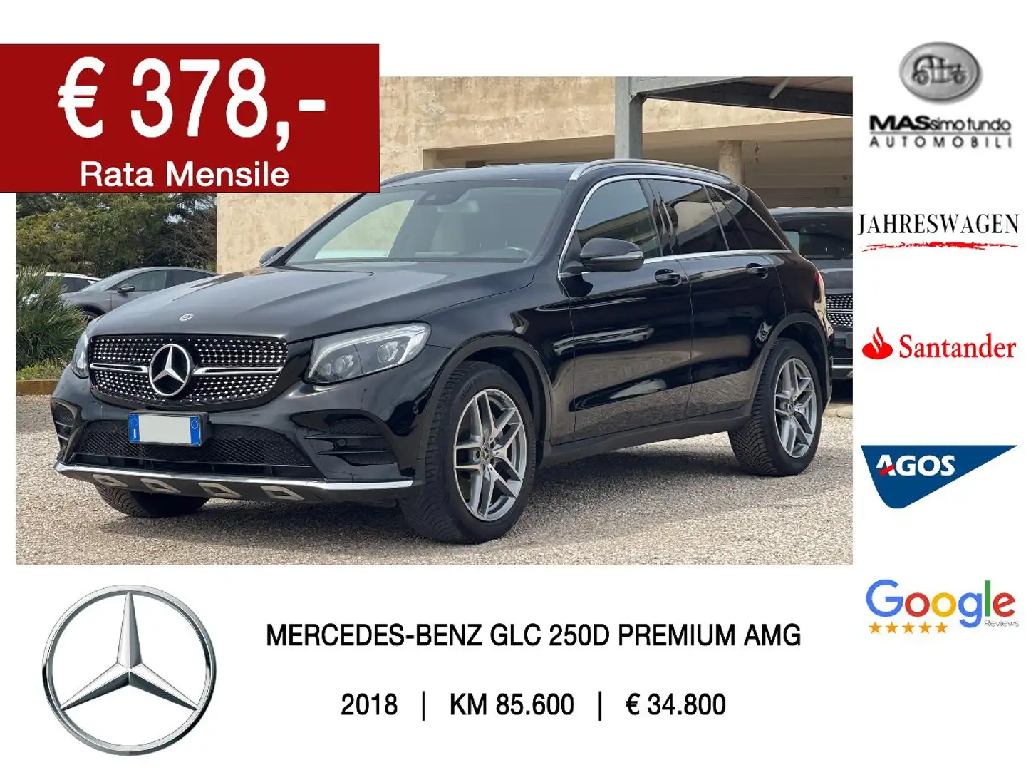 Mercedes-Benz GLC 250 d 4Matic Premium Nero - 1