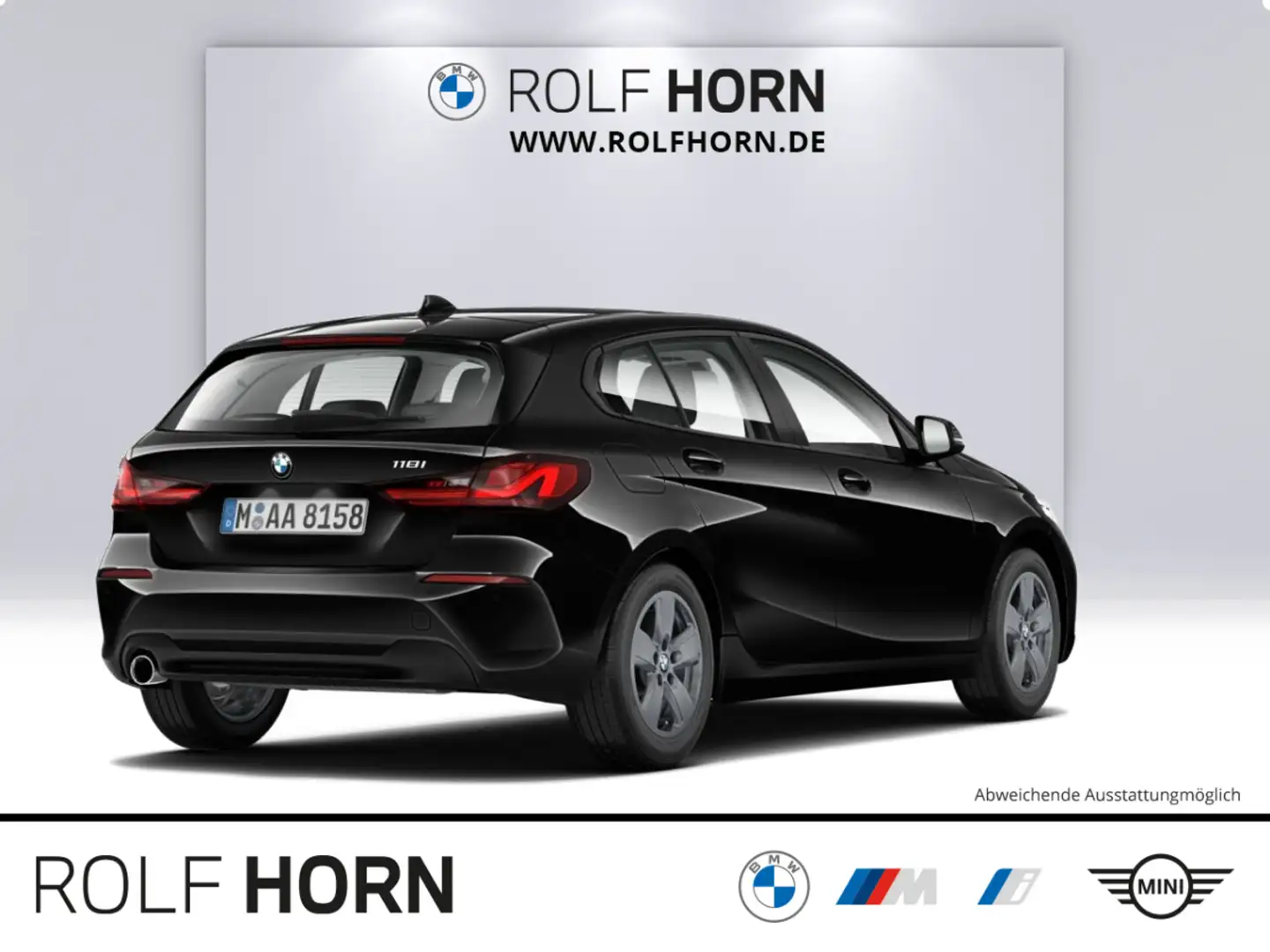 BMW 118 i Advantage Auto. Navi SHZ Klima PDC 16" DAB Negro - 2