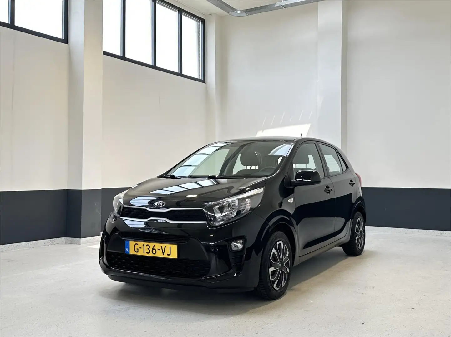 Kia Picanto 1.0 MPi ComfortPlusLine |NL |1 Eig | Cruise | Airc Schwarz - 2