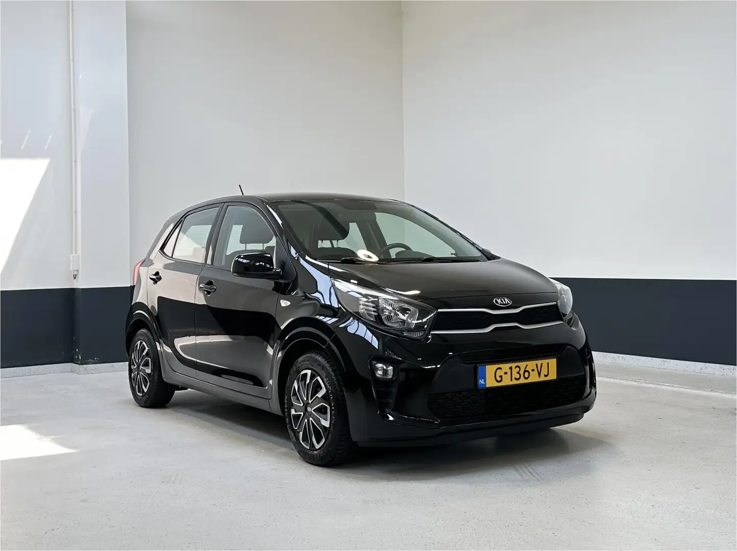 Kia Picanto 1.0 MPi ComfortPlusLine |NL |1 Eig | Cruise | Airc Schwarz - 1