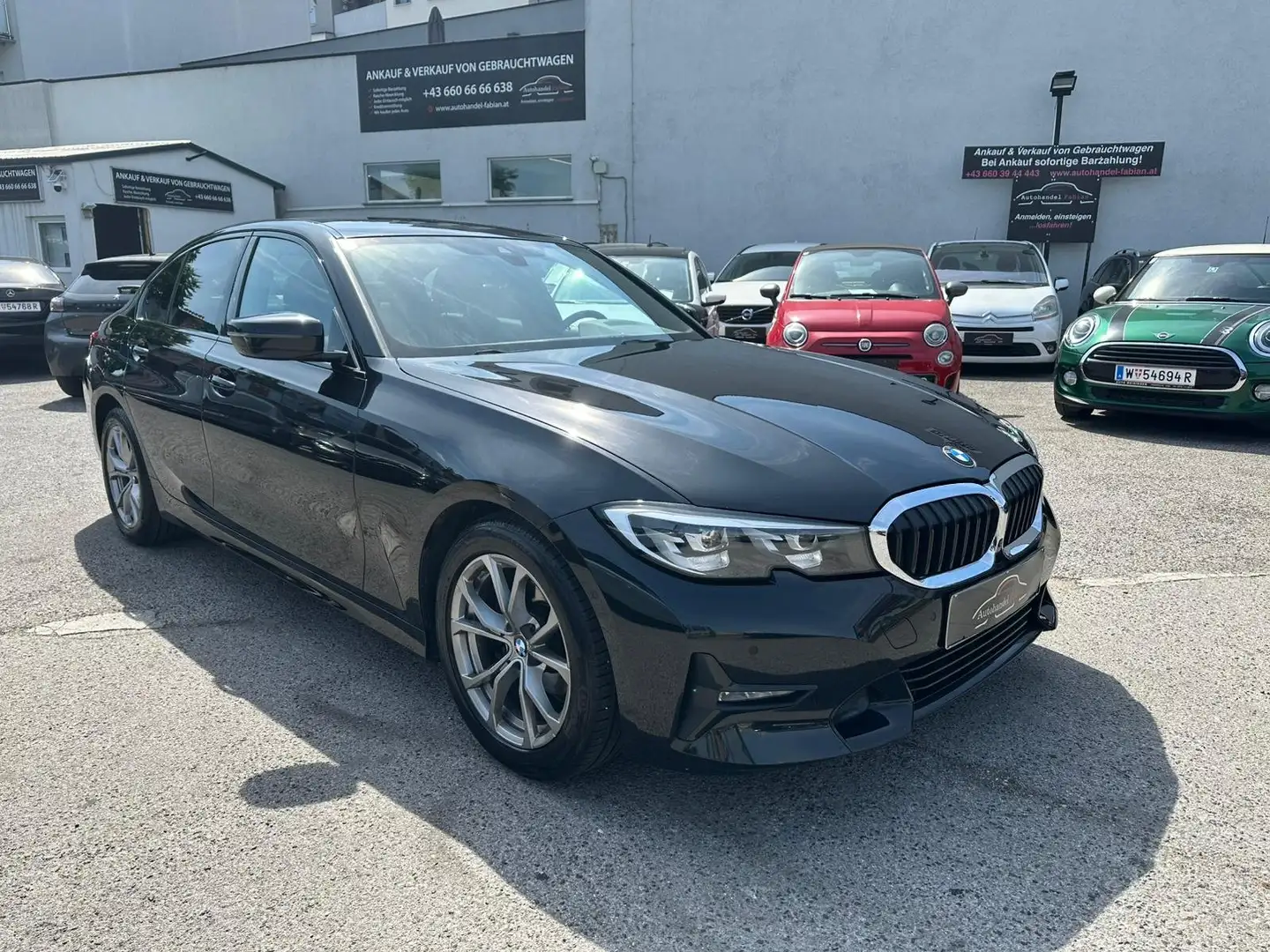 BMW 318 d Sport Line TOP mit Leder LiveCockpit LED Kamera Negro - 1