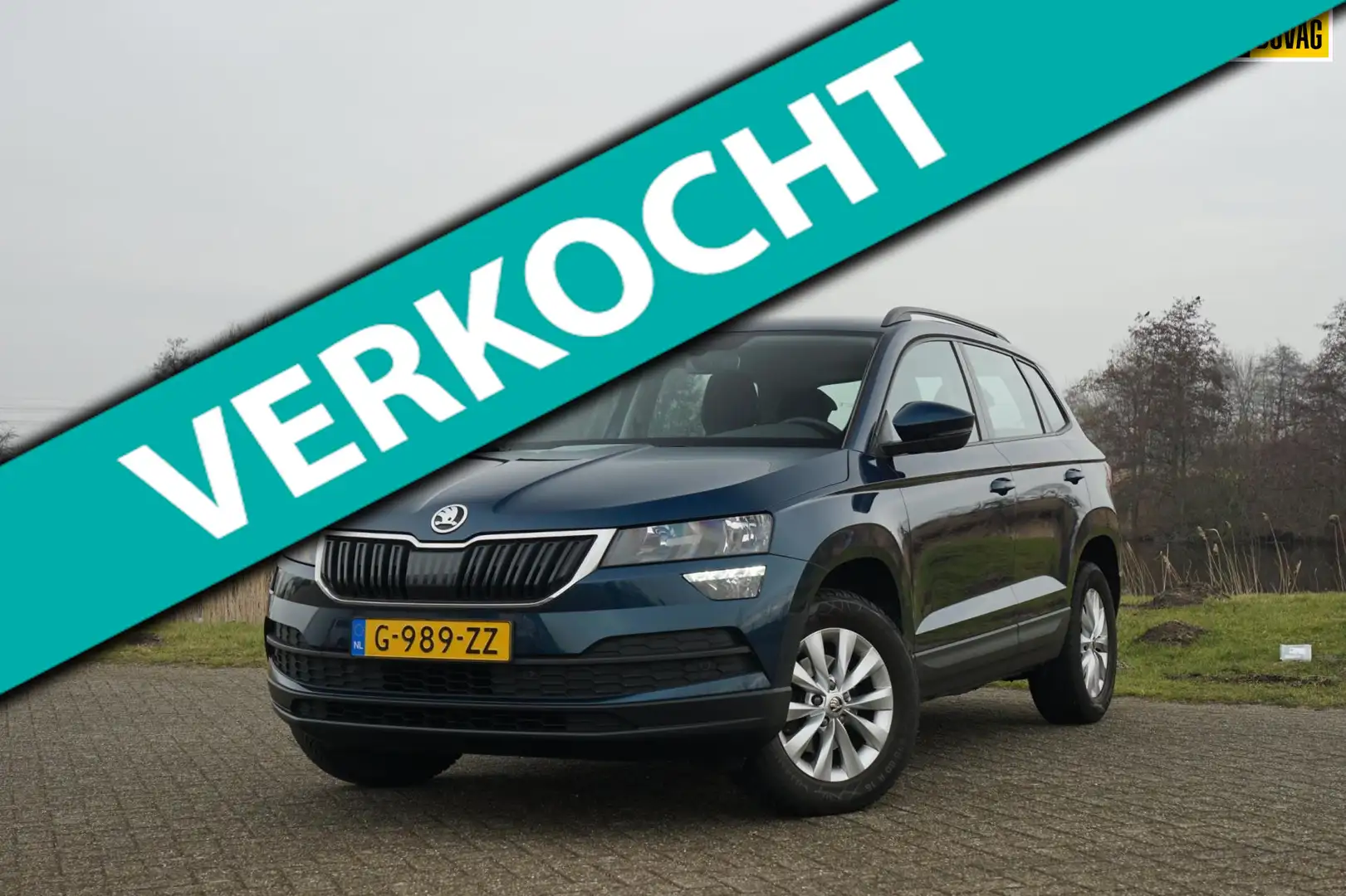 Skoda Karoq 1.0 TSI Ambition - Lava Blue - Carplay/Navigatie/C Blue - 1
