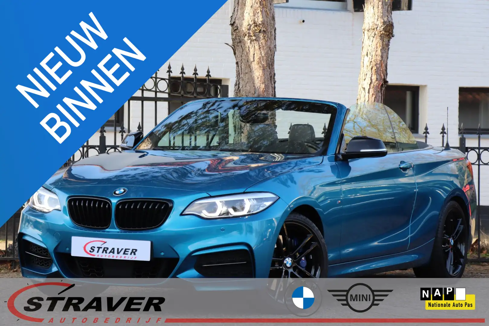BMW 240 2-serie Cabrio M240i xDrive High Executive |Harman Bleu - 1