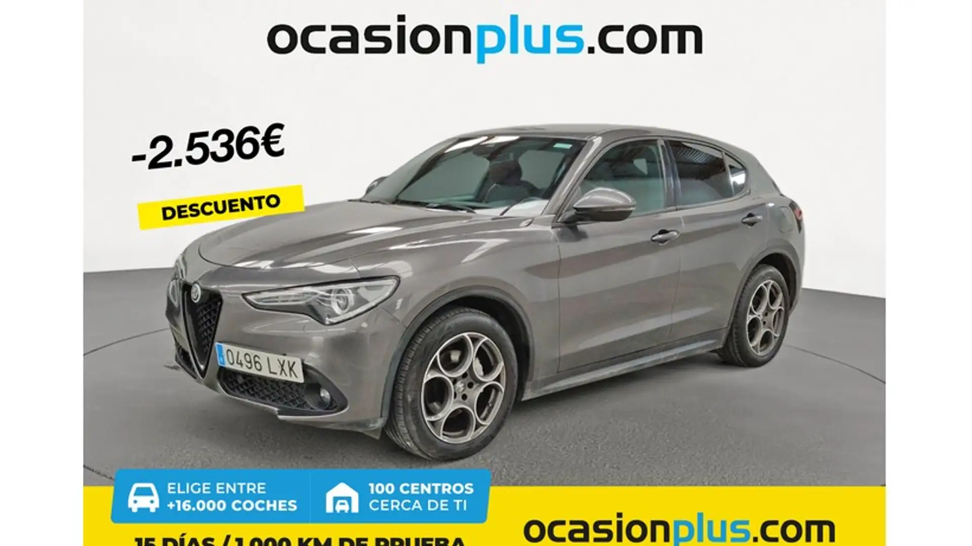 Alfa Romeo Stelvio 2.2 Sprint AWD 190 Aut. Gris - 1