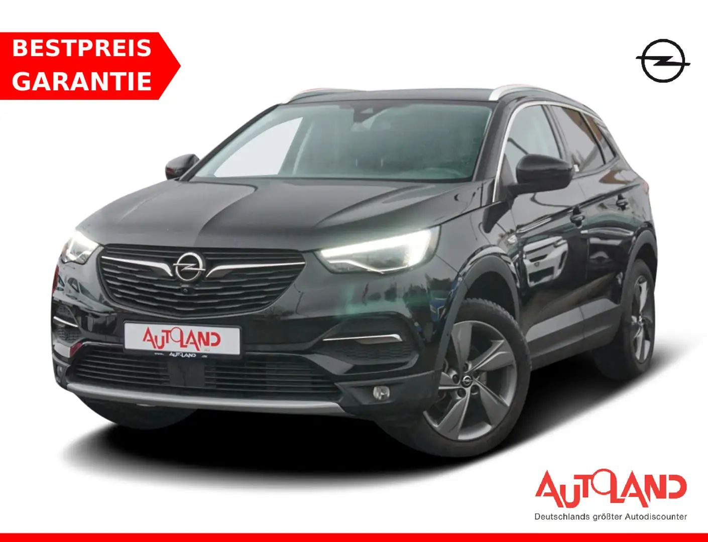Opel Grandland 1.2 Ultimate LED Navi 4x Sitzheizung Schwarz - 1