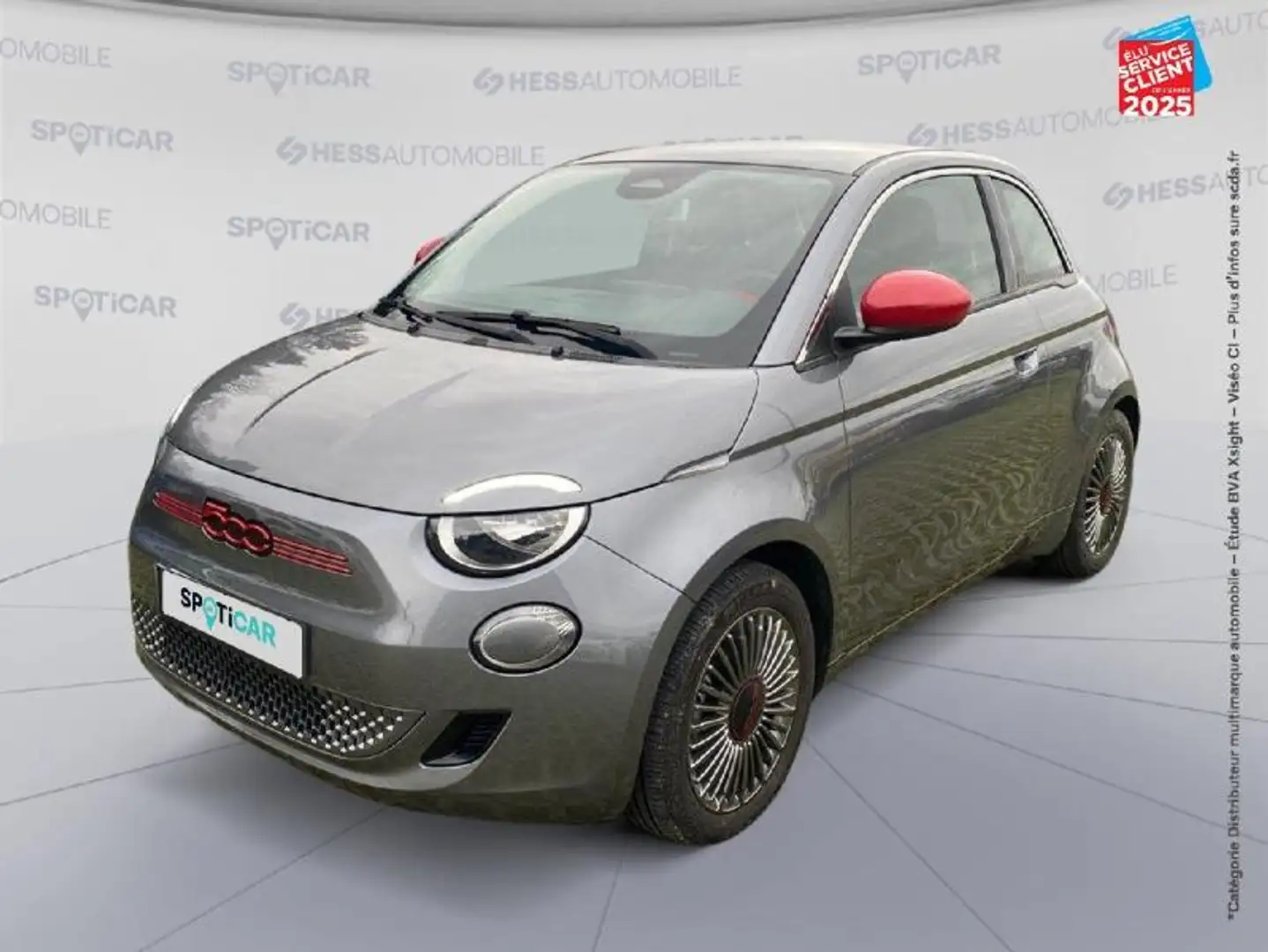 Fiat 500e e 95ch (RED) Gris - 1
